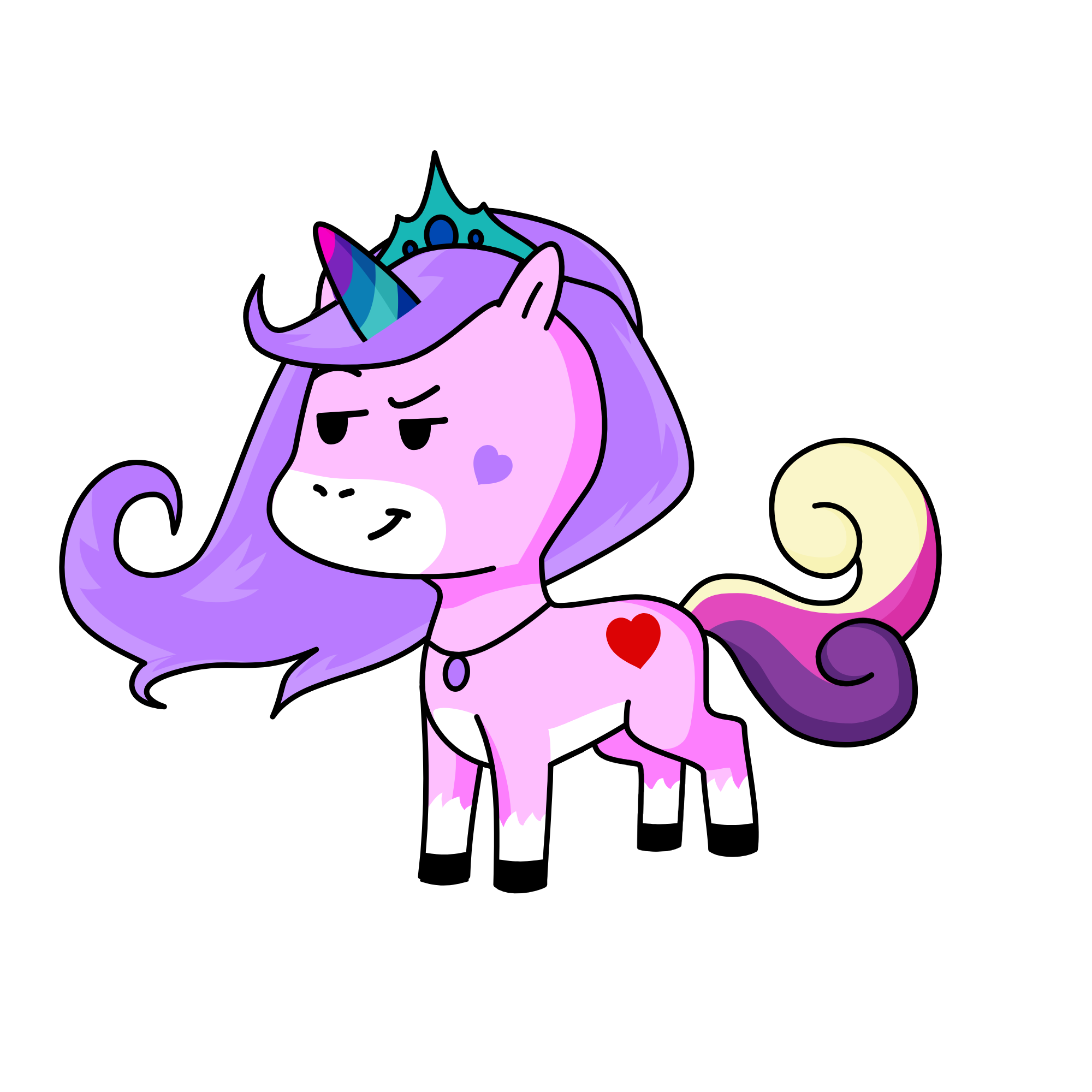 princes sparcle, the unicorn