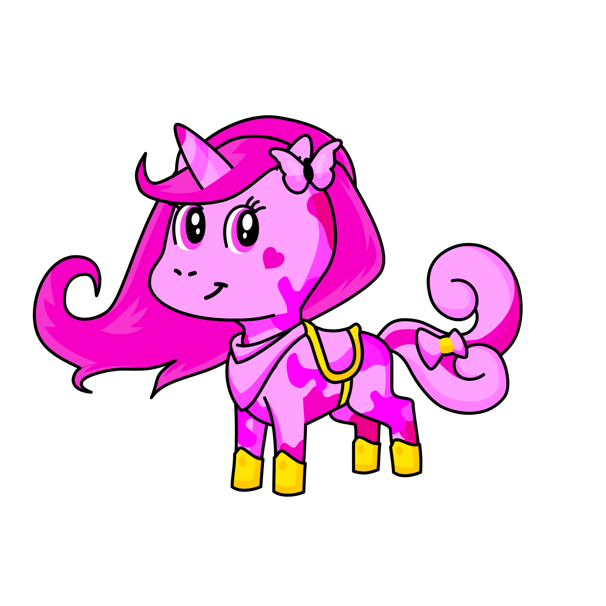 pinky, the unicorn