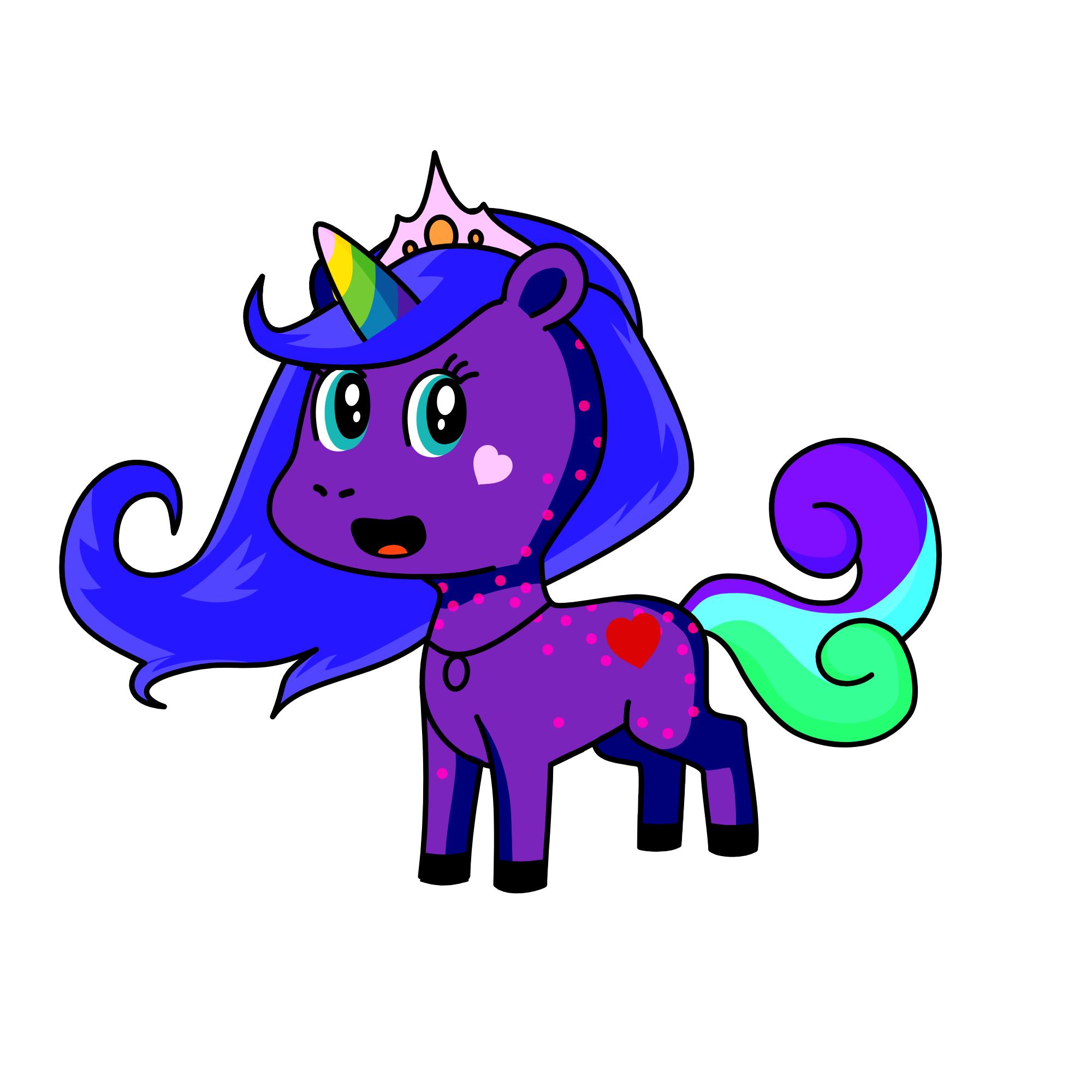 Gloriosa, the unicorn