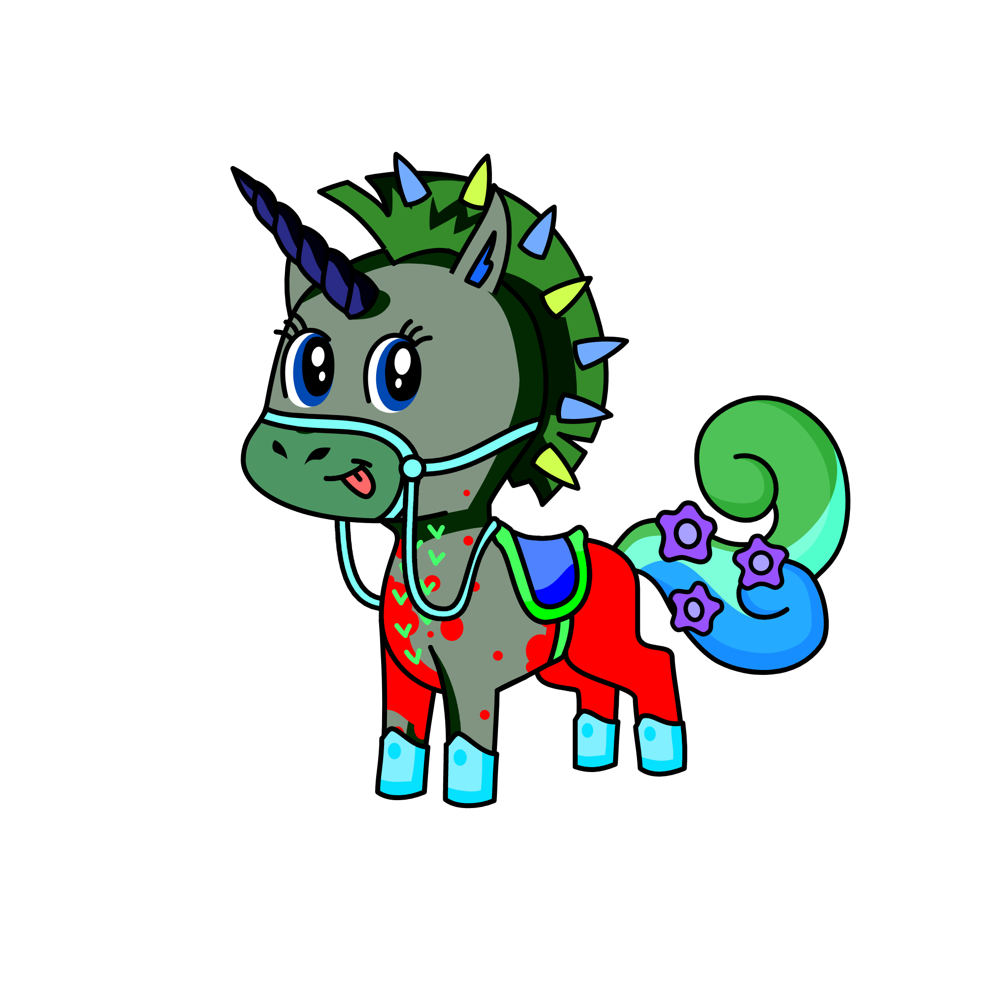 Hanae, the unicorn