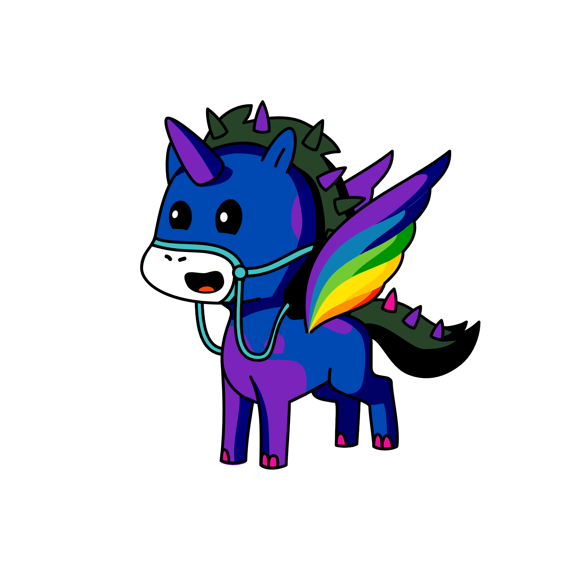 Purple Unicorn, the unicorn