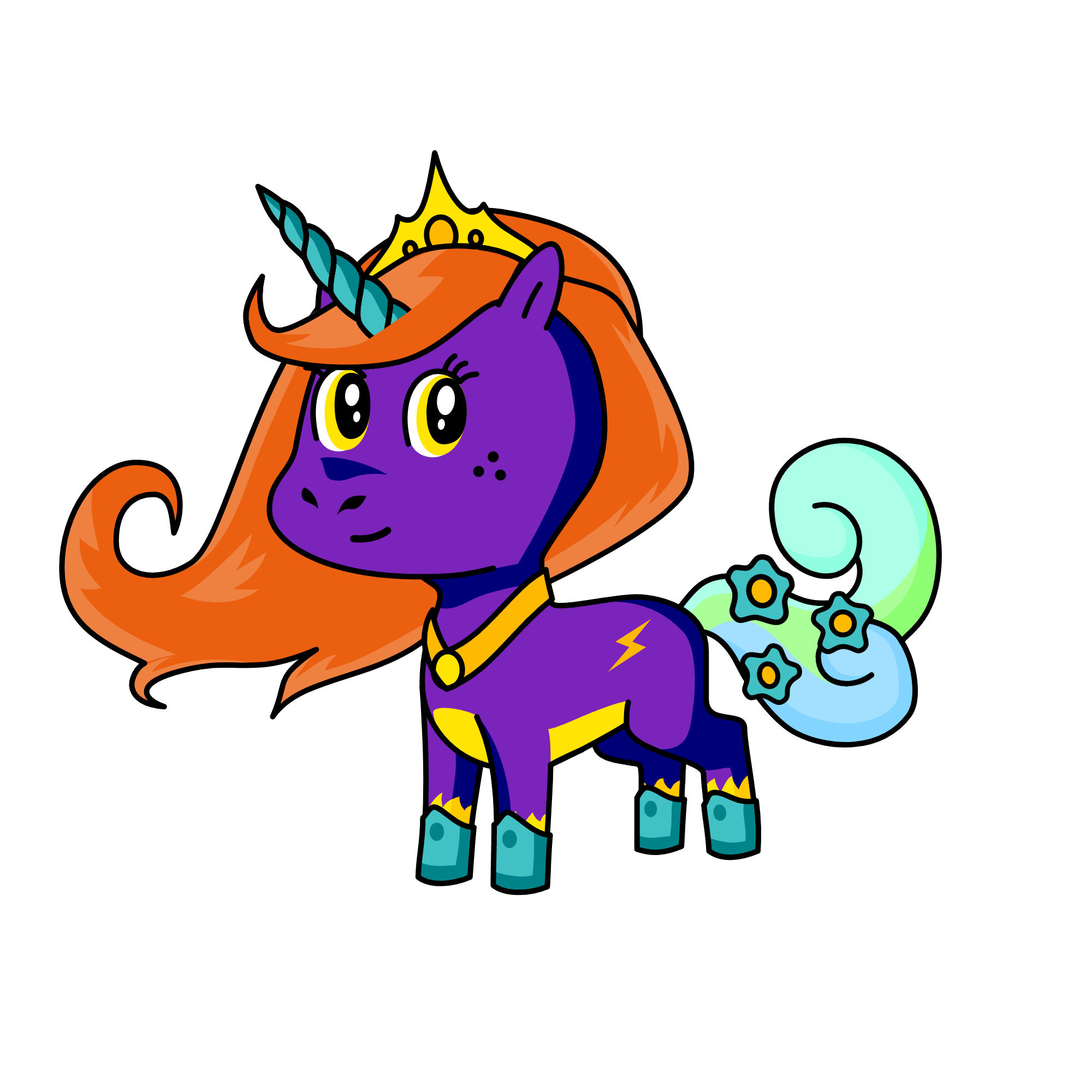 Clip-storm, the unicorn