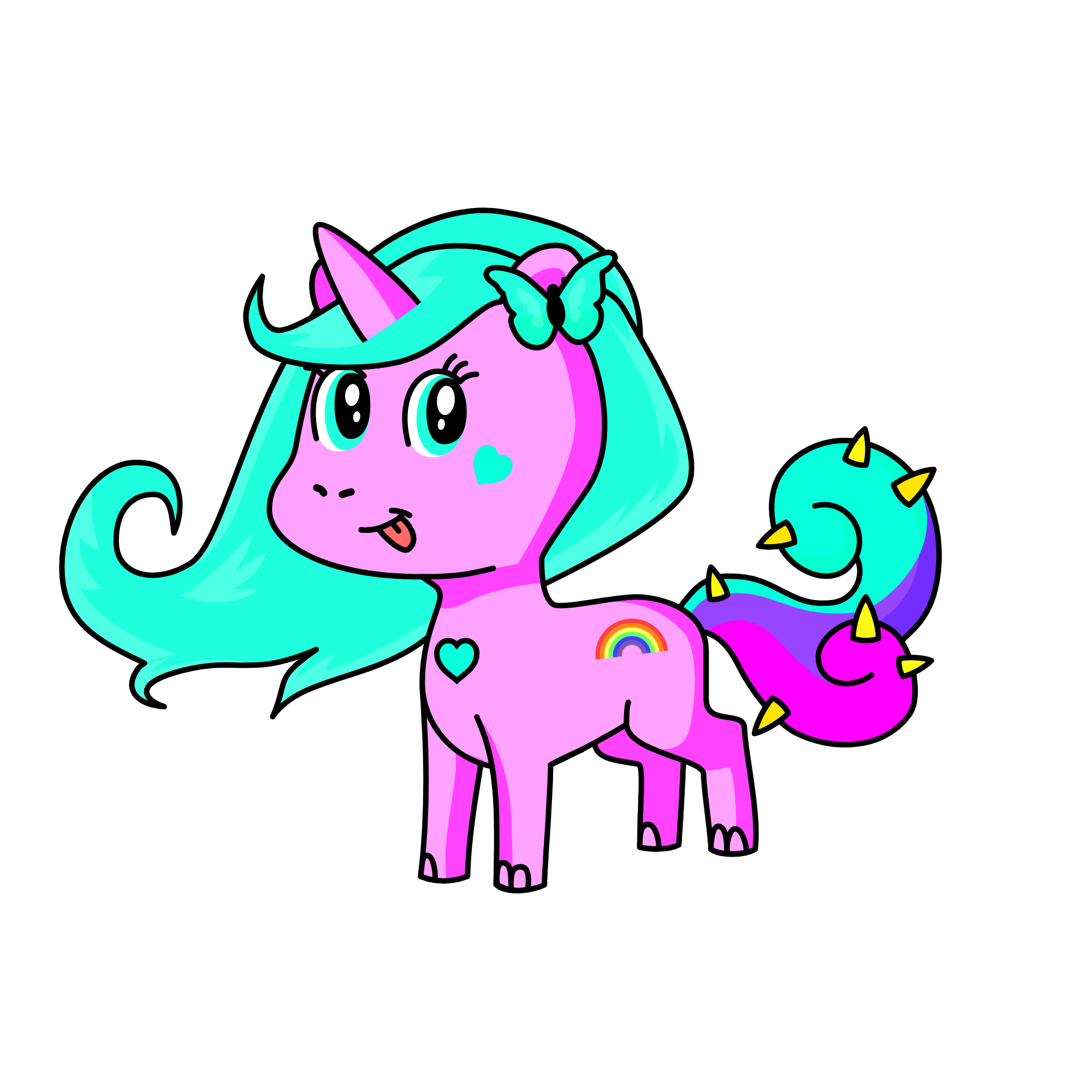 Bubblegum, the unicorn