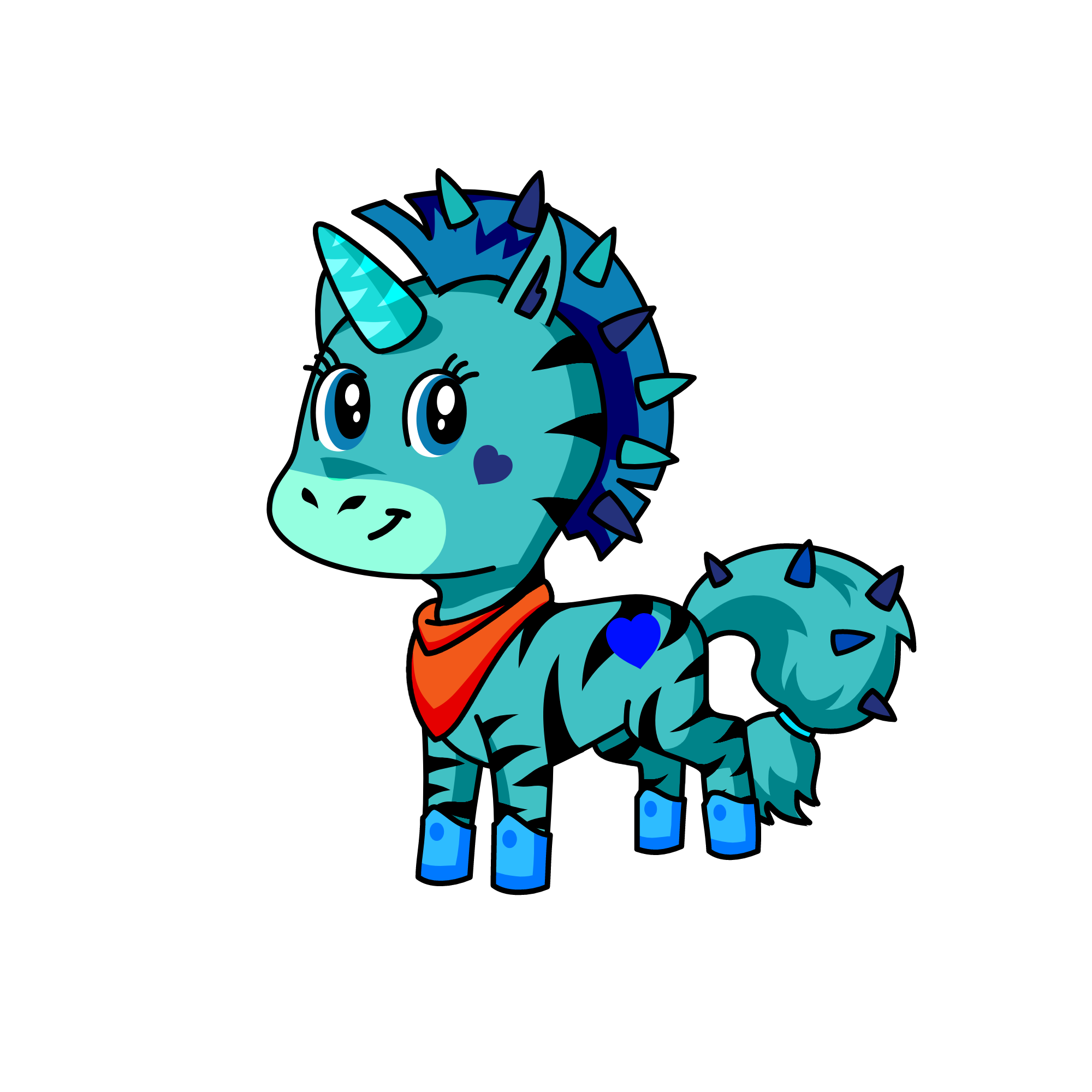 Blula, the unicorn