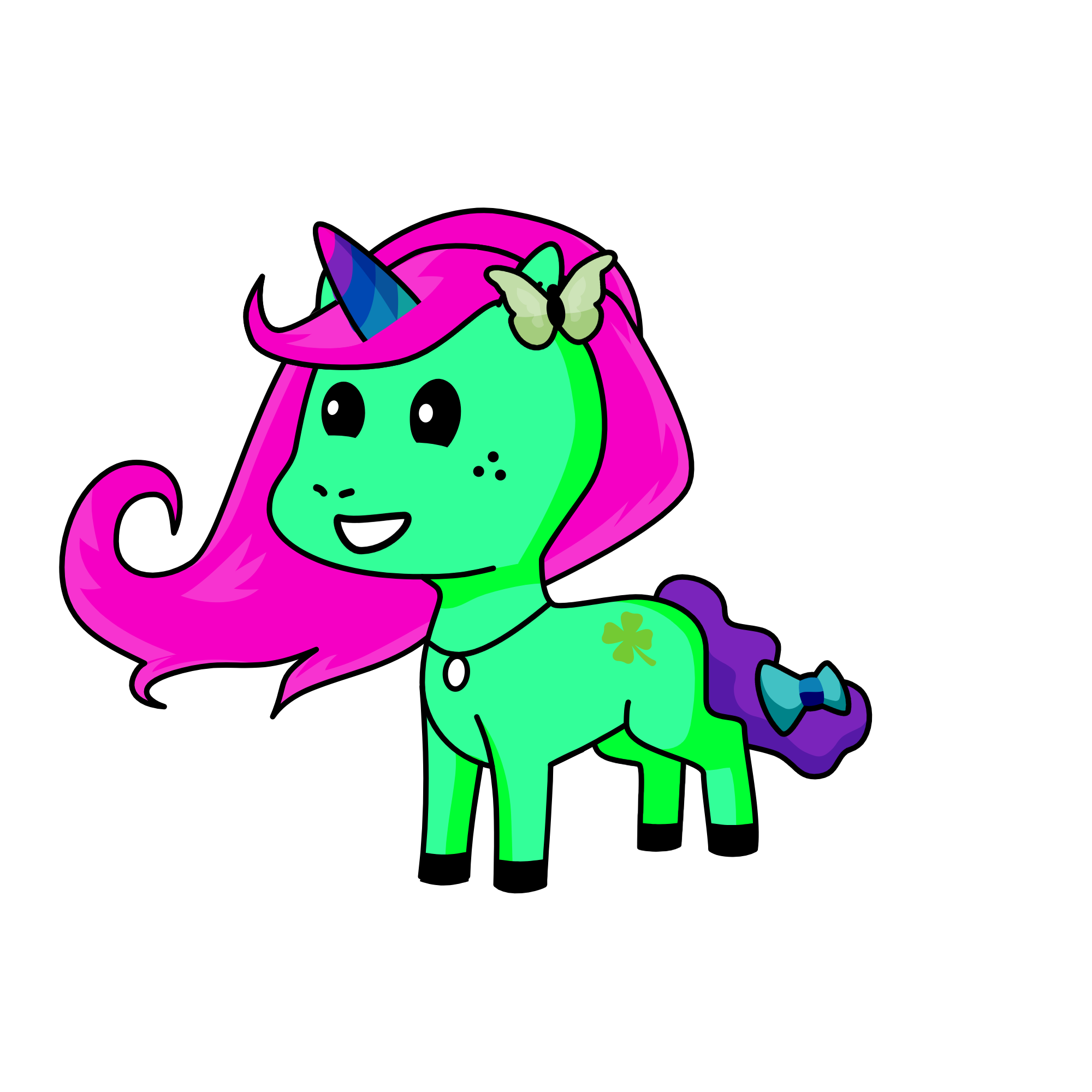 Aye, the unicorn