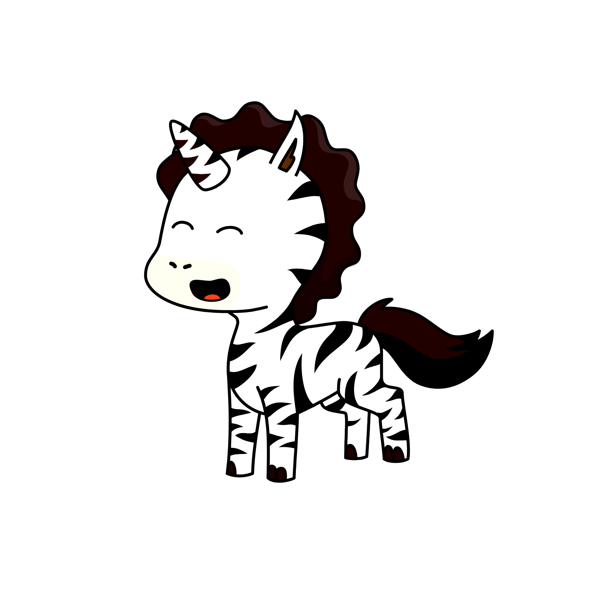 zebra, the unicorn