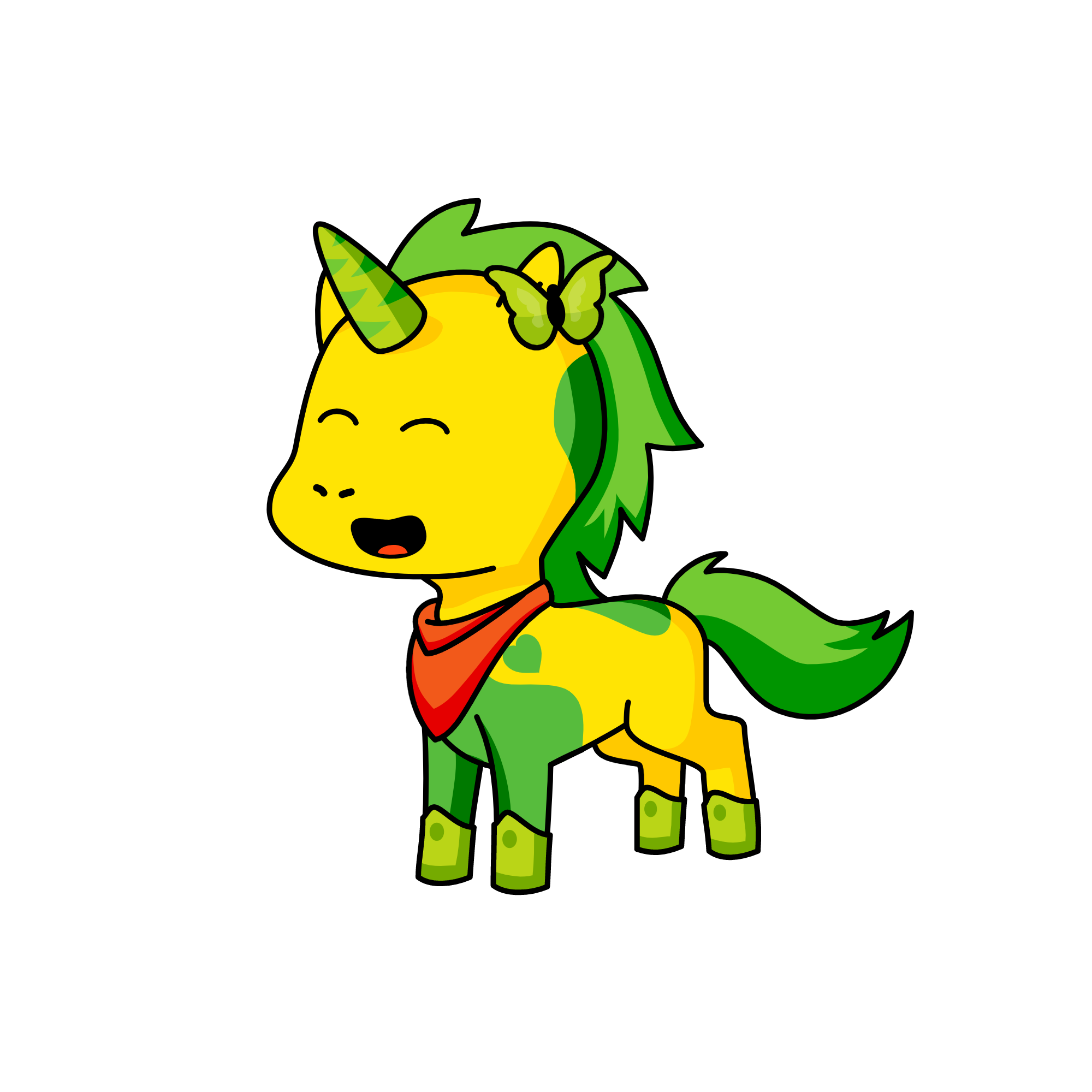 Wood, the unicorn