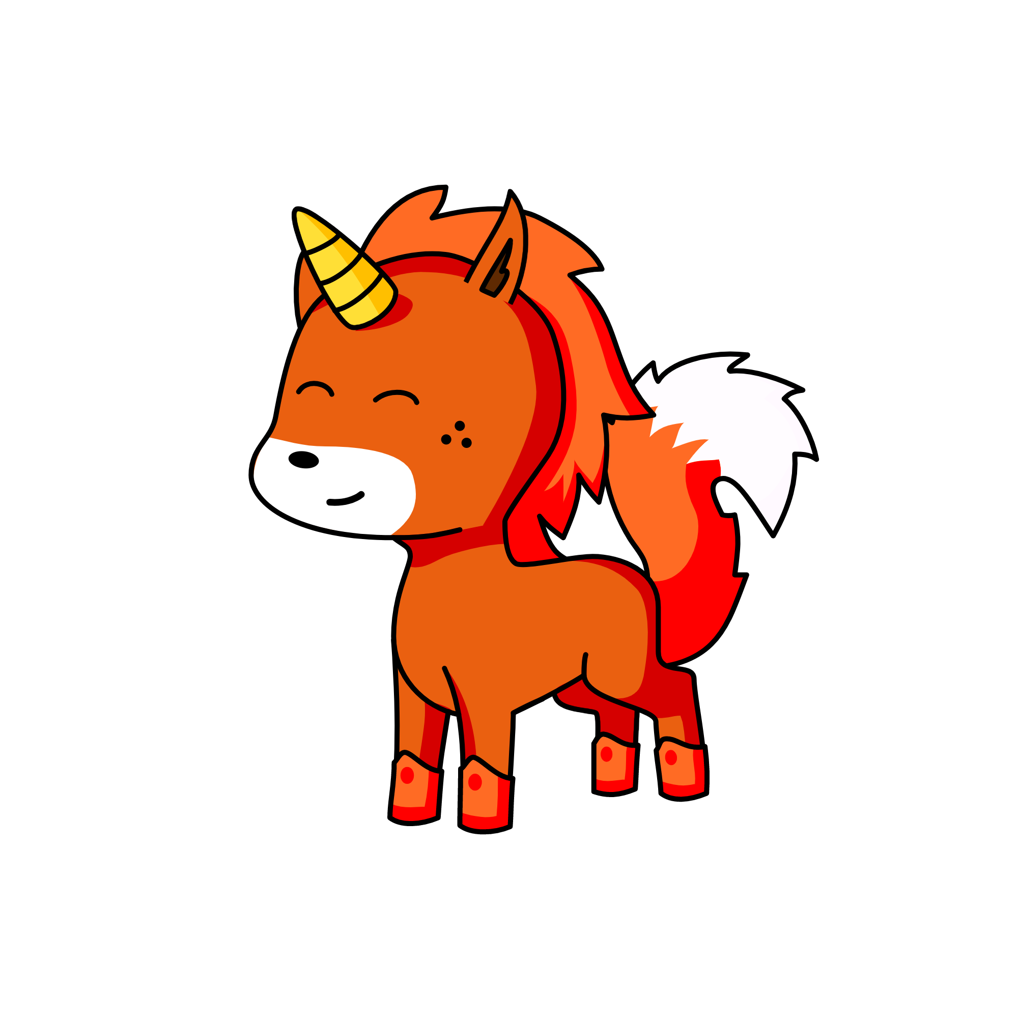 Foxy, the unicorn
