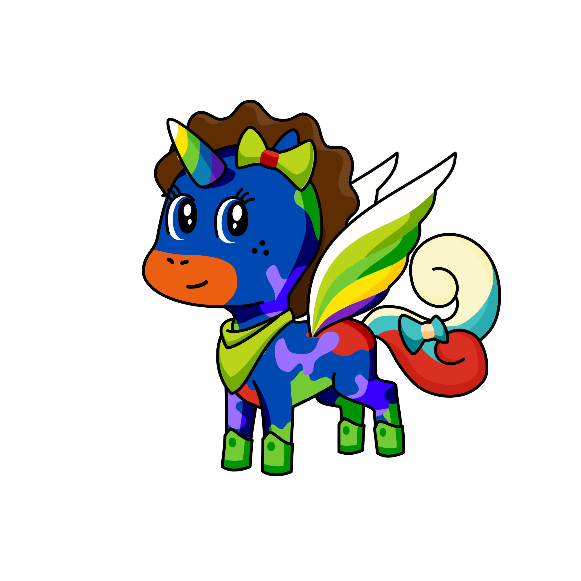 ranibow, the unicorn