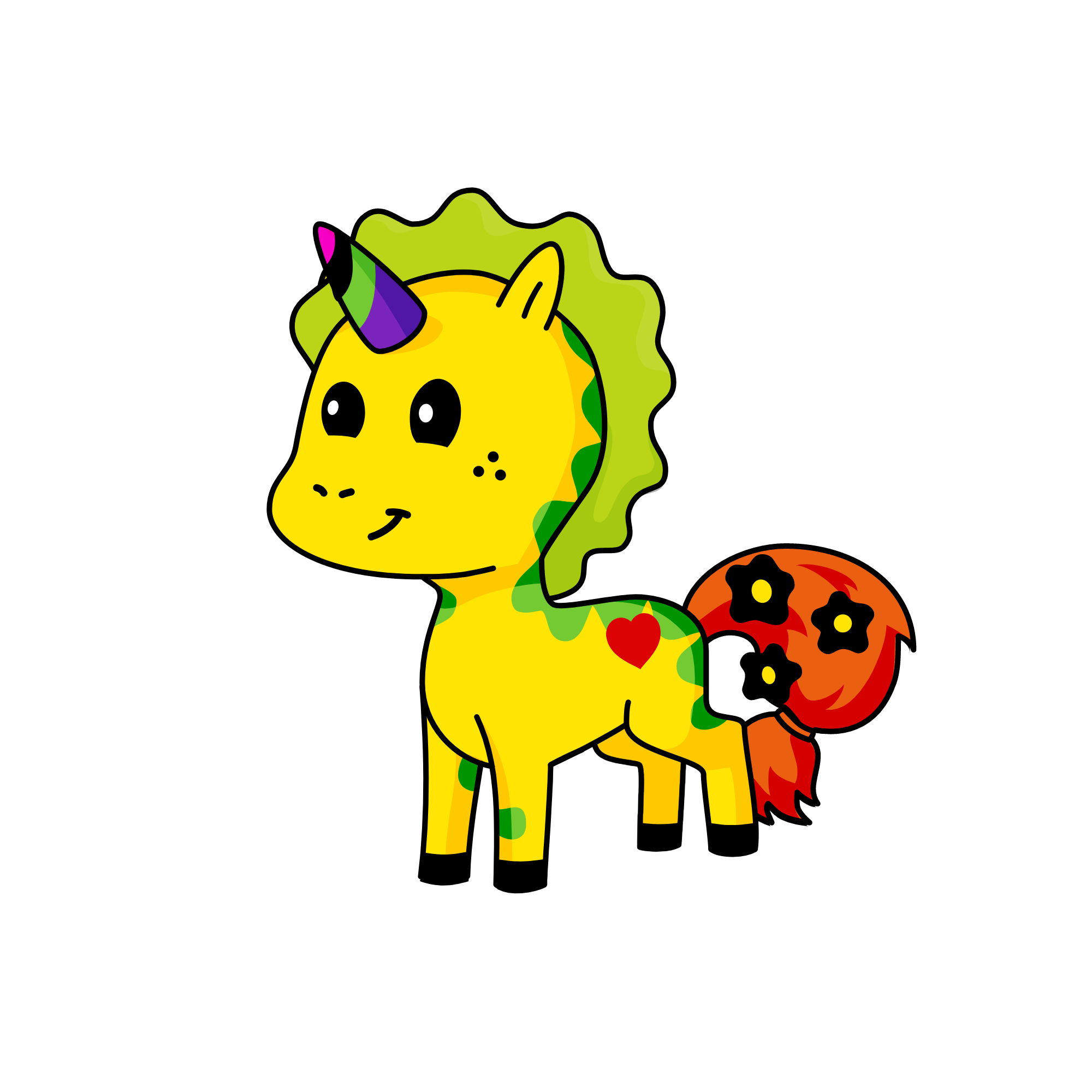 Daddy, the unicorn