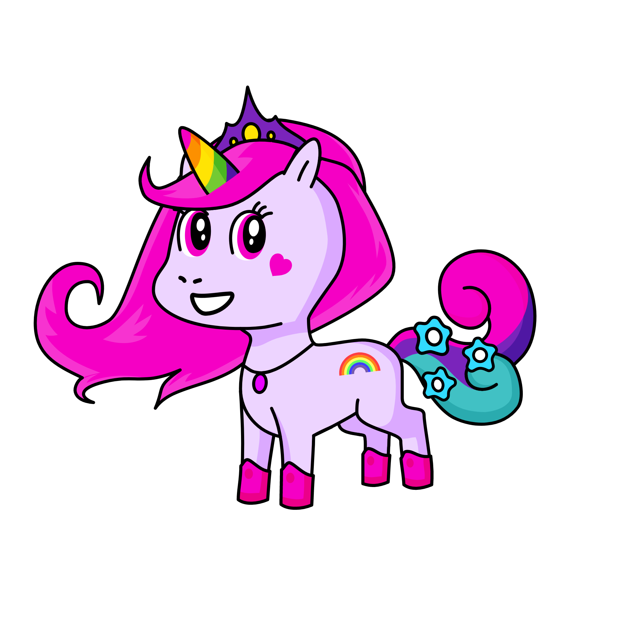  Princess Luna, the unicorn