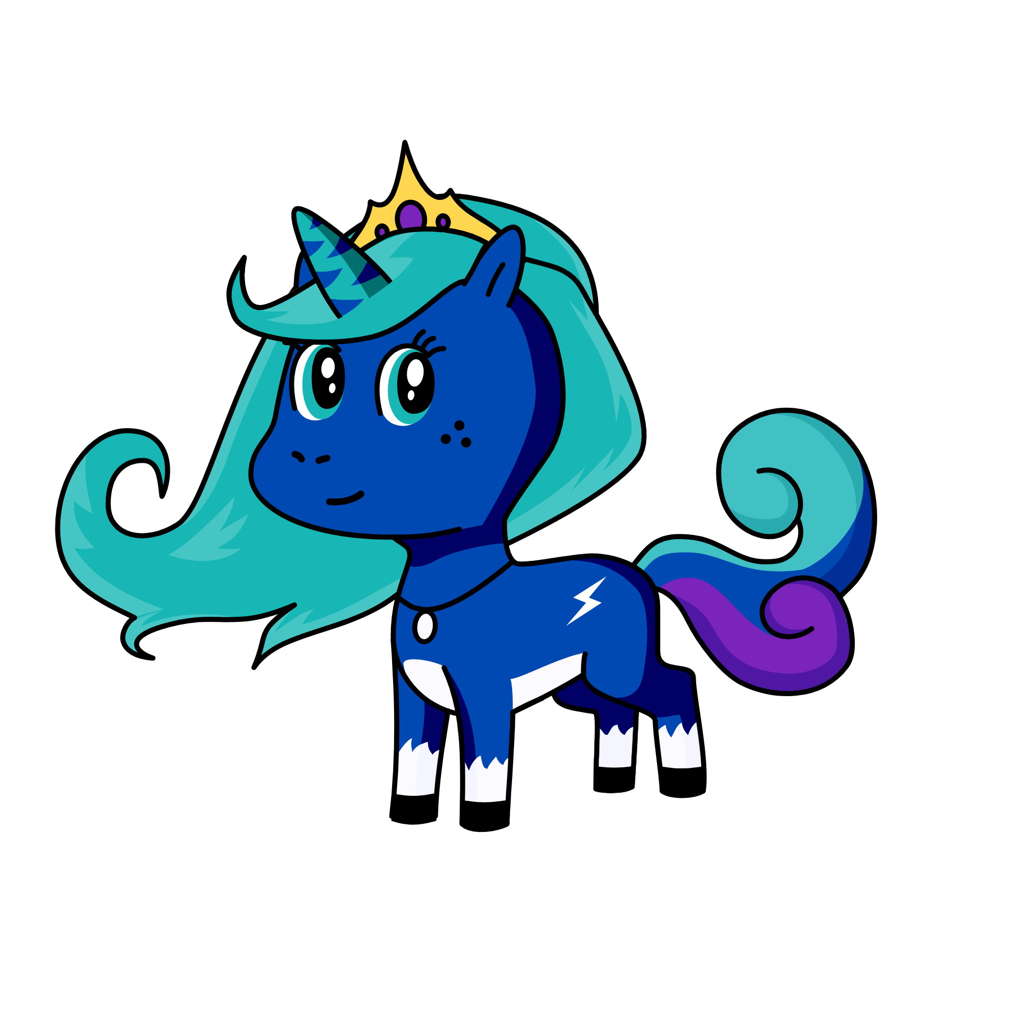 Luna, the unicorn