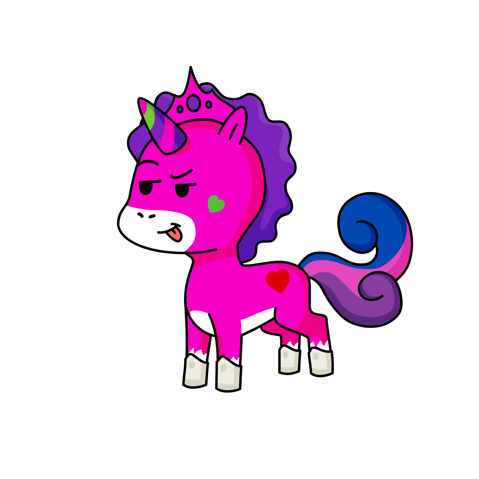 pinky, the unicorn