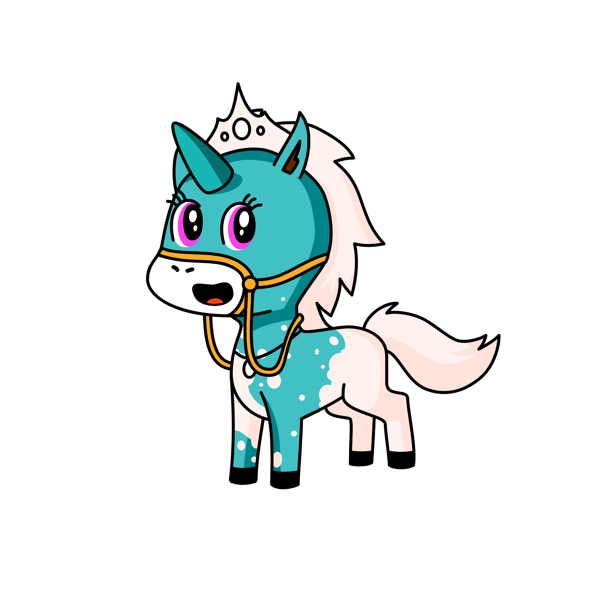 snowy queen, the unicorn