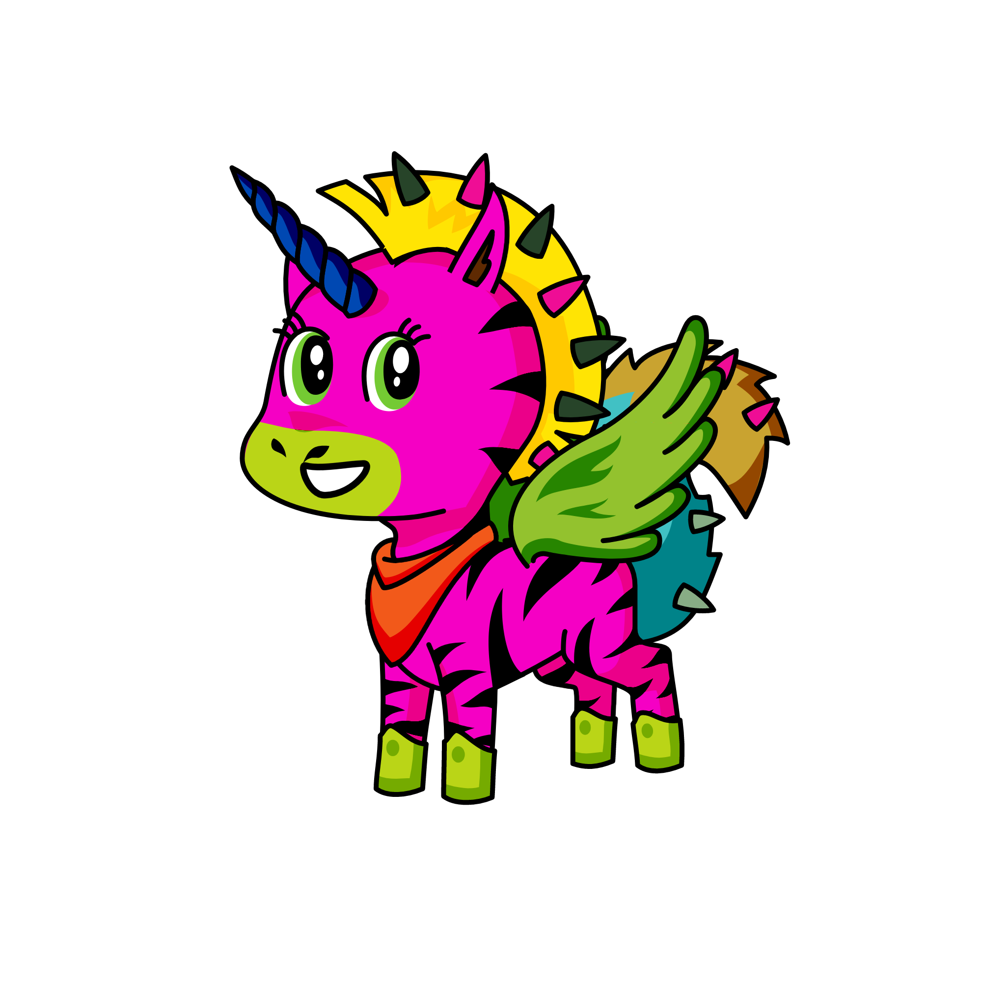 Paint, the unicorn