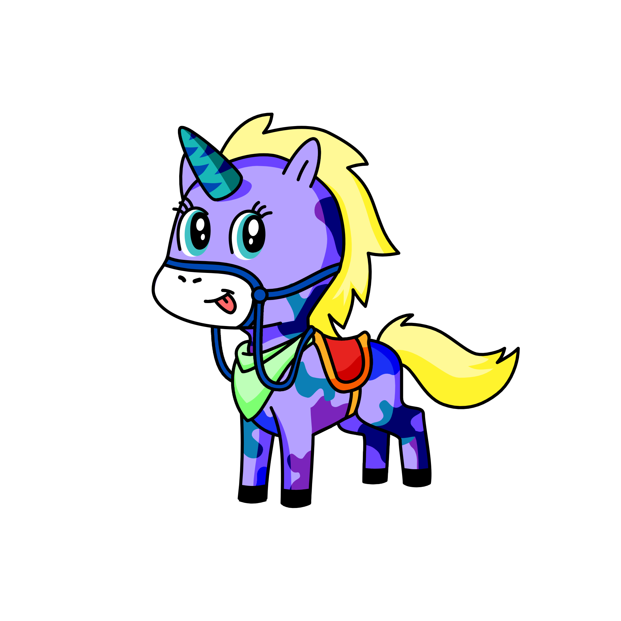 camo, the unicorn