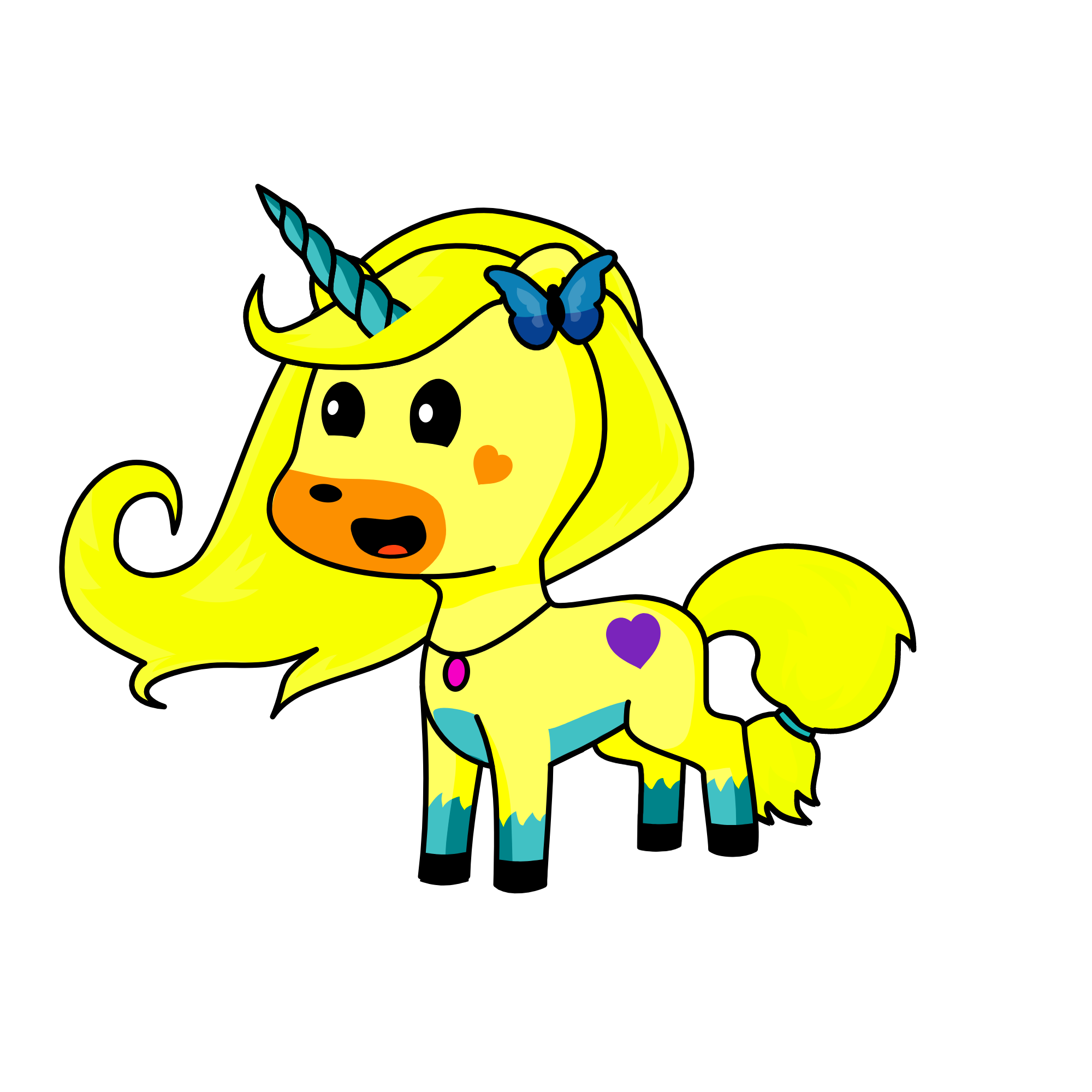 Sunshine, the unicorn