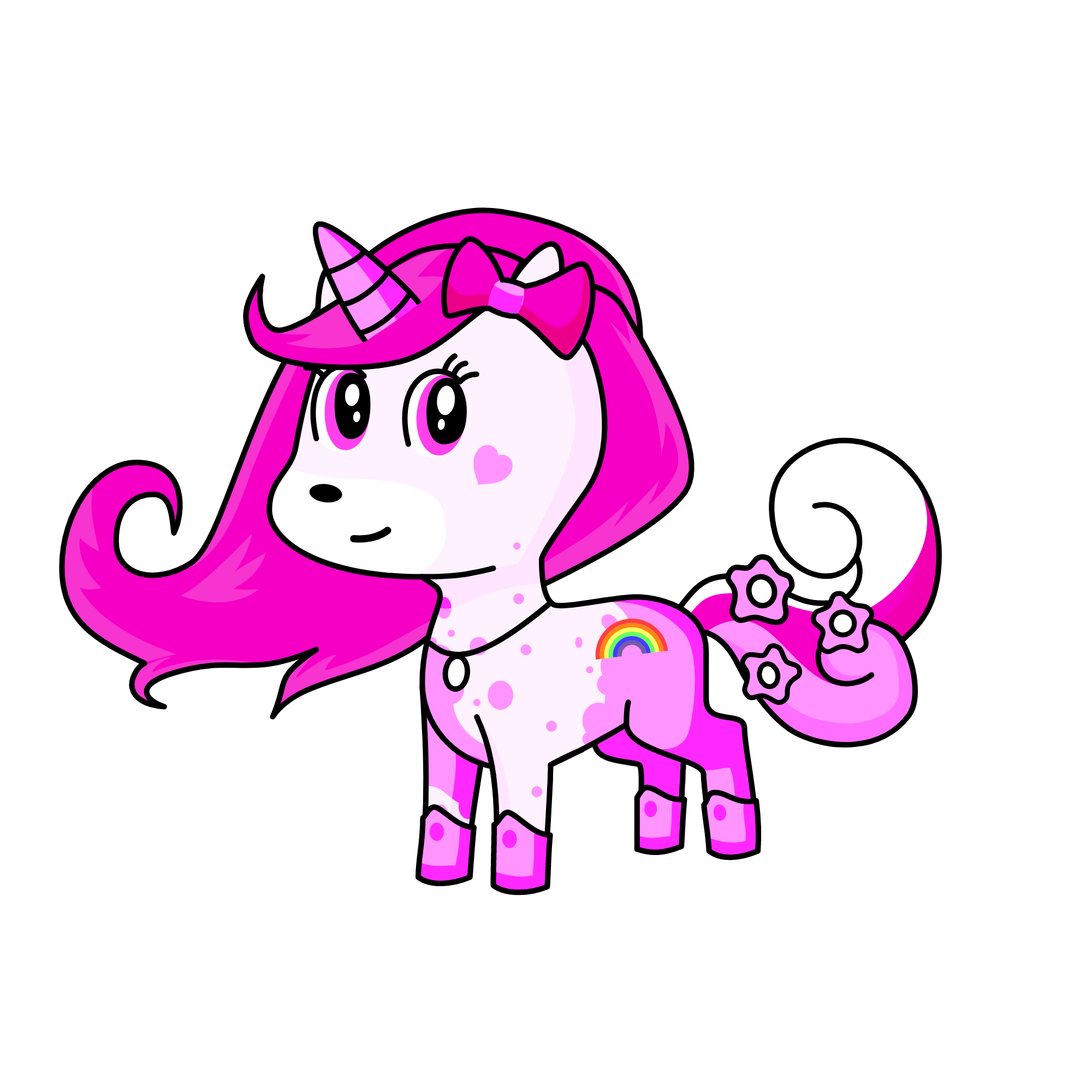love heart, the unicorn