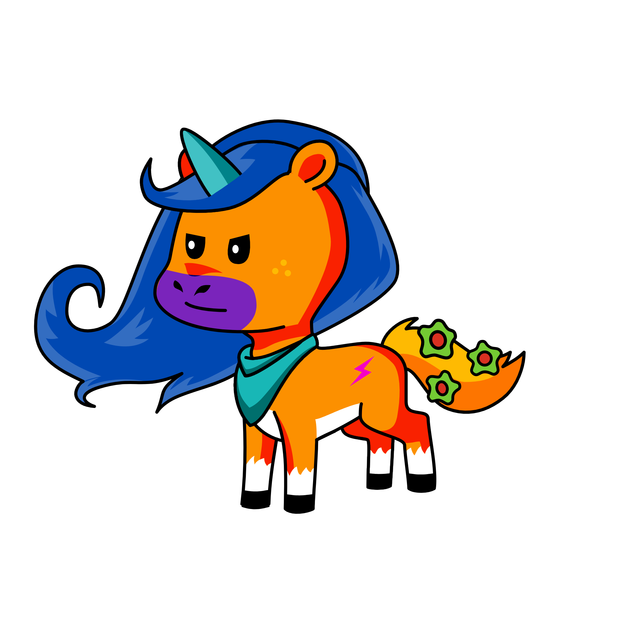 Bully Tredie, the unicorn