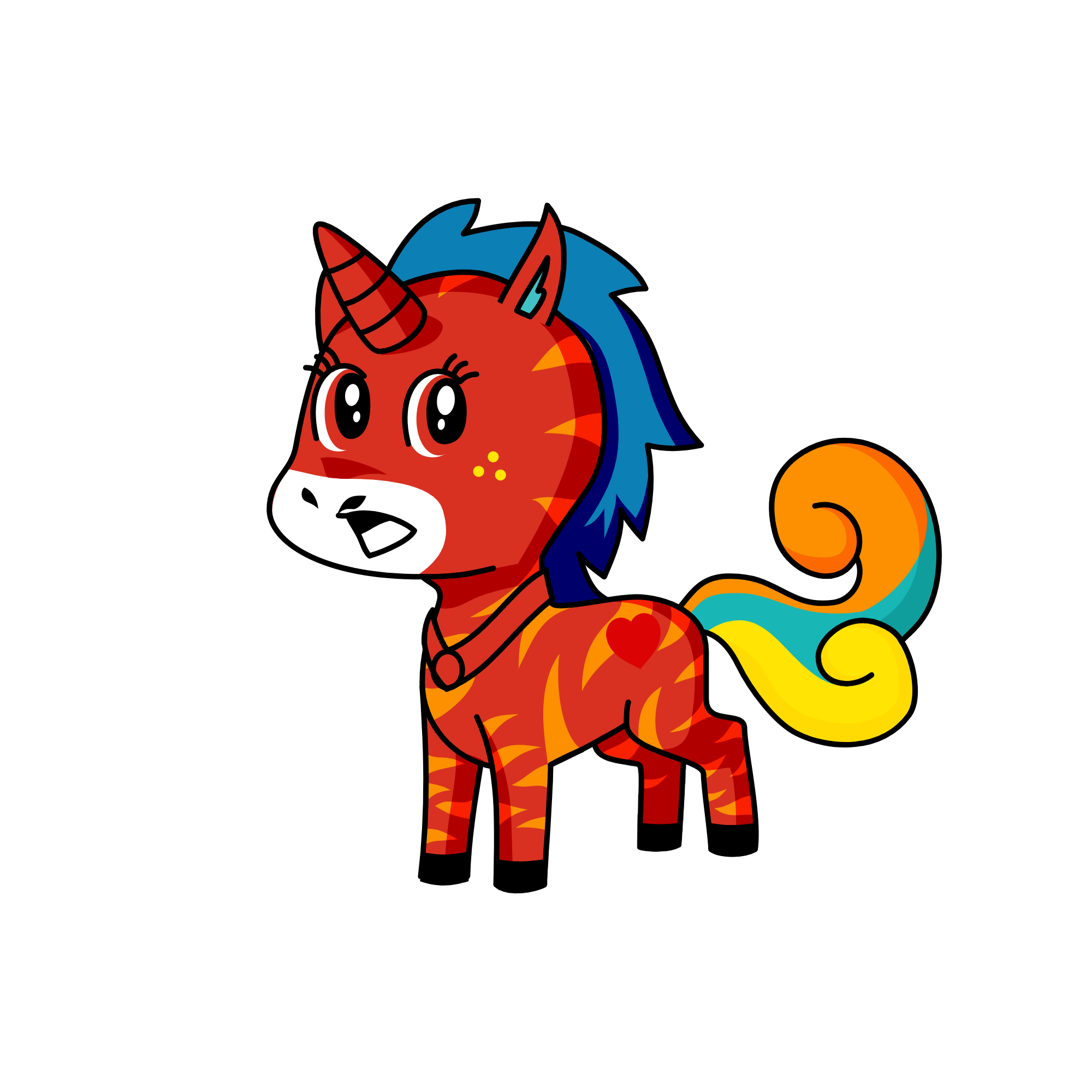 sad Kiro, the unicorn