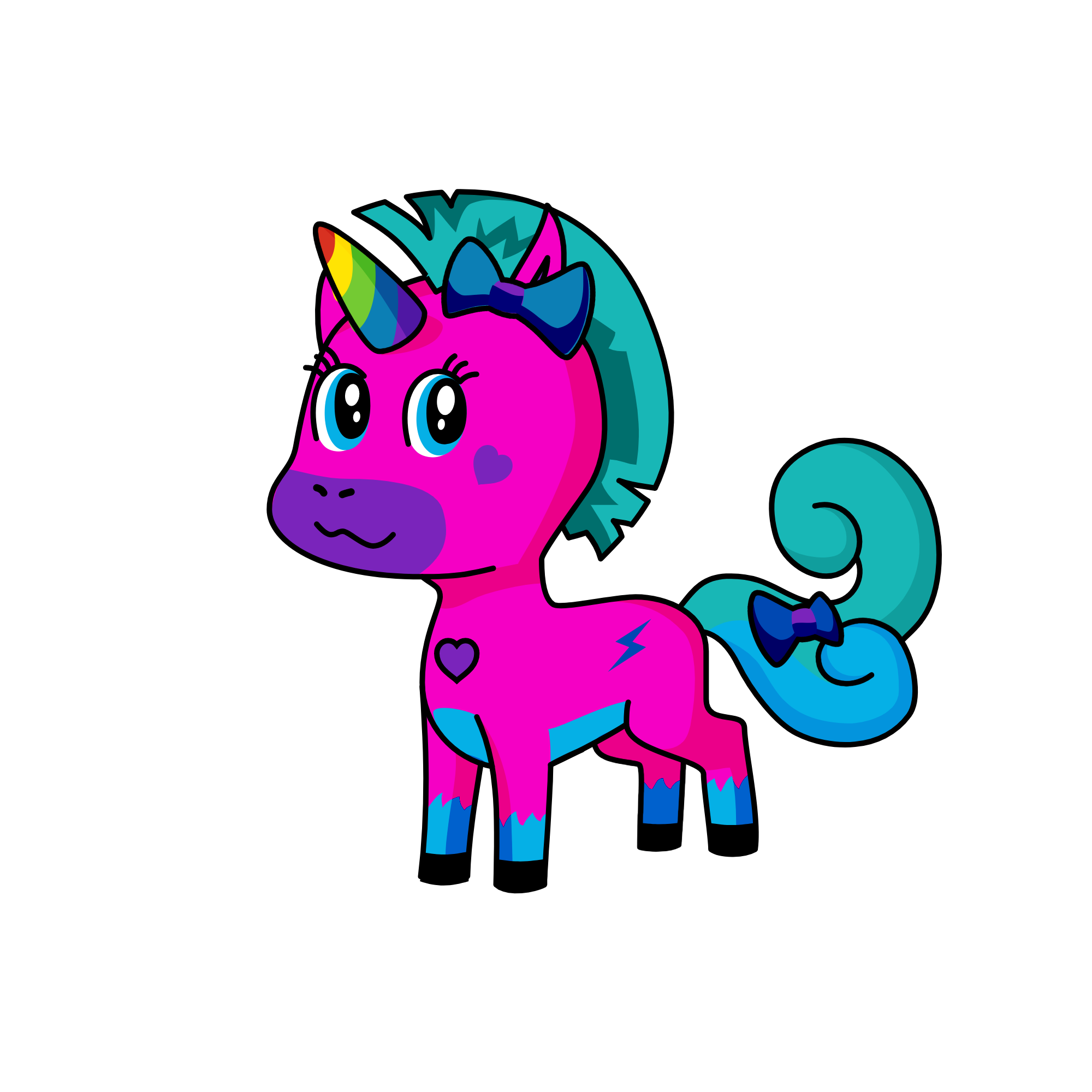 CutiePie, the unicorn
