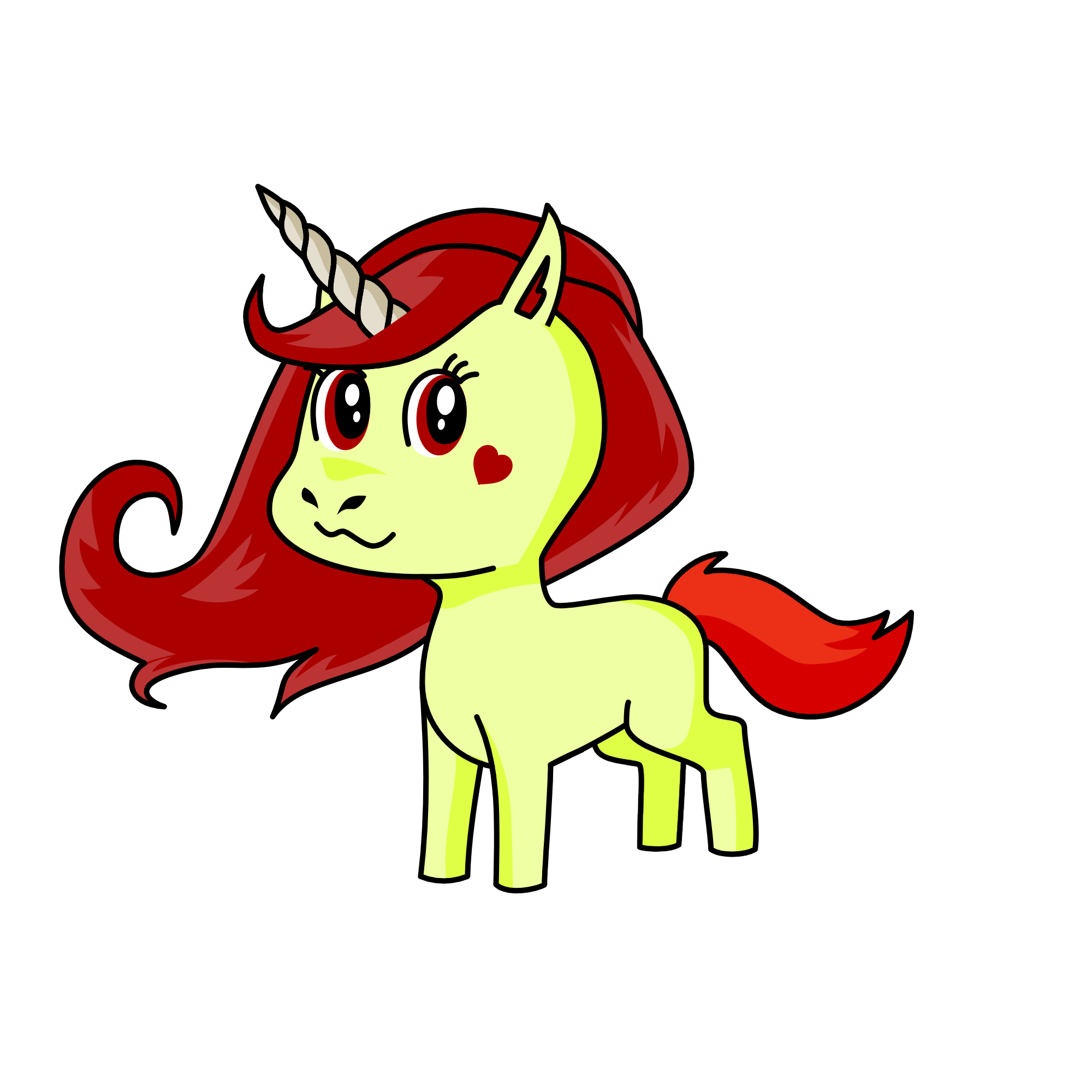 Candy_fox373, the unicorn