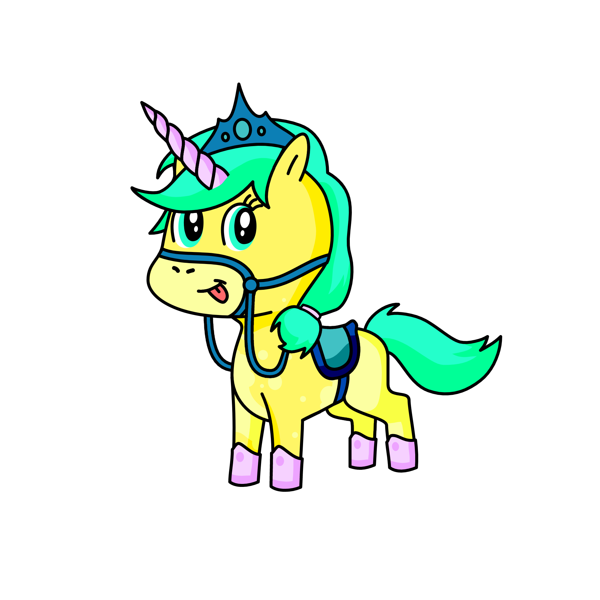Dawn, the unicorn