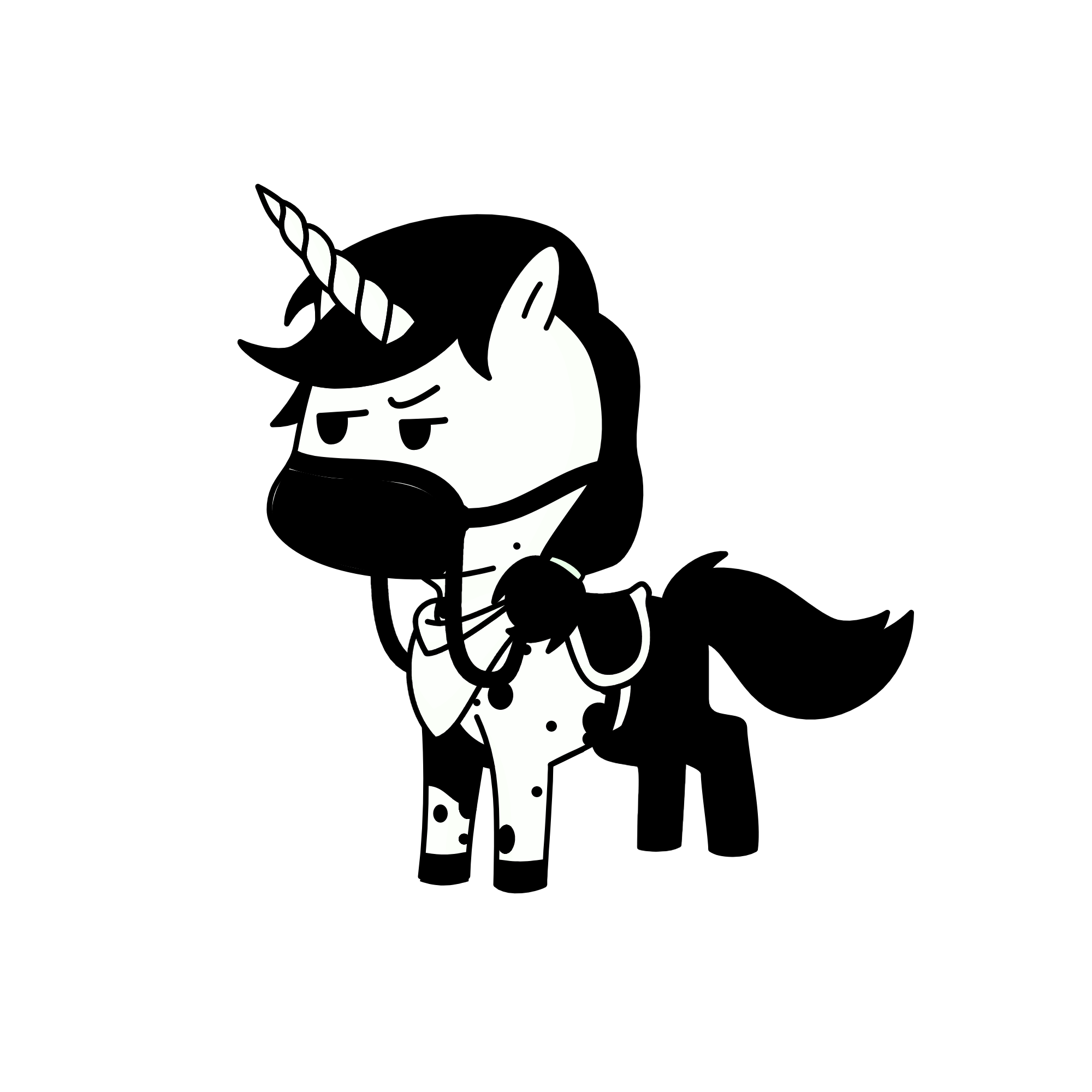 Apaloosa, the unicorn