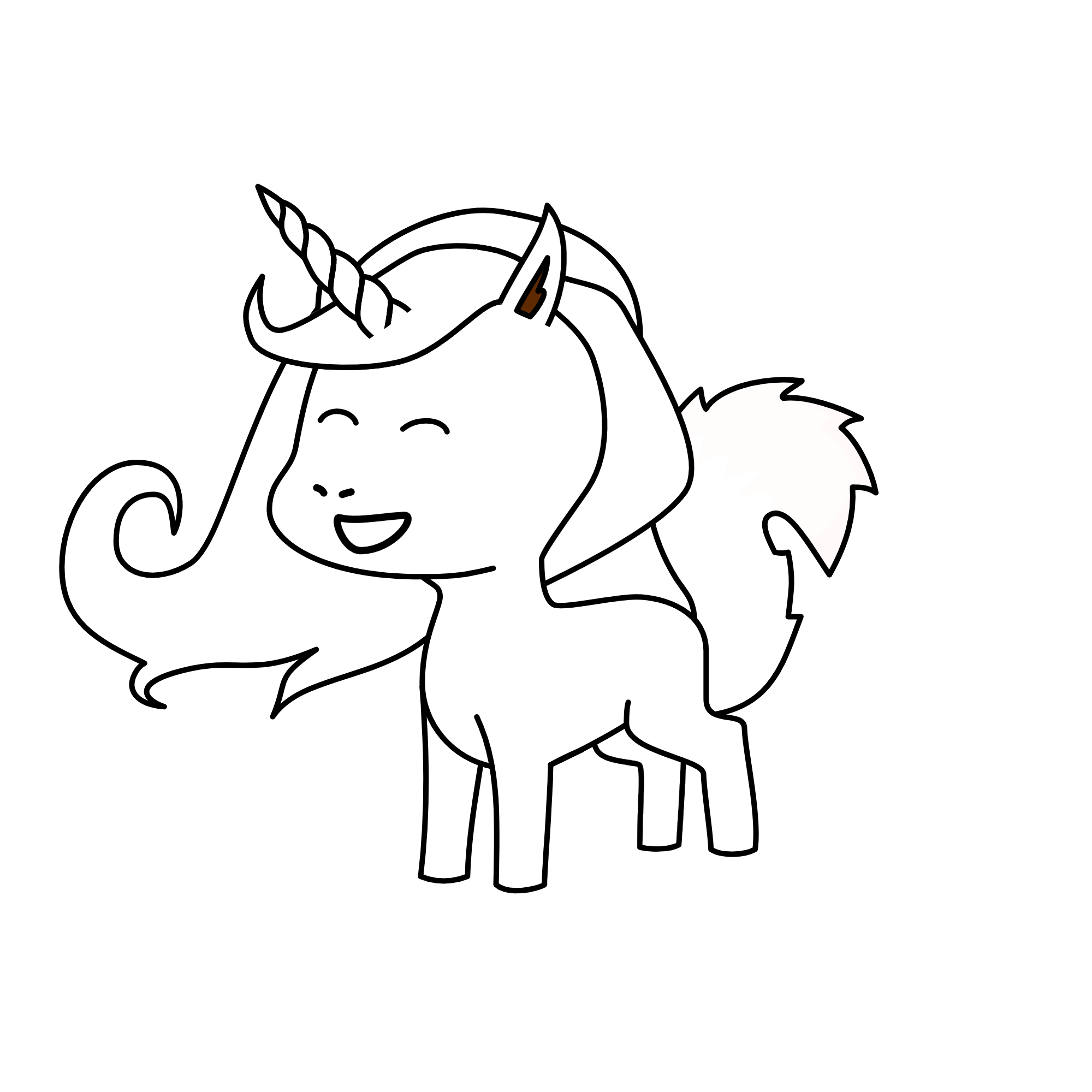 Gacha life snow, the unicorn
