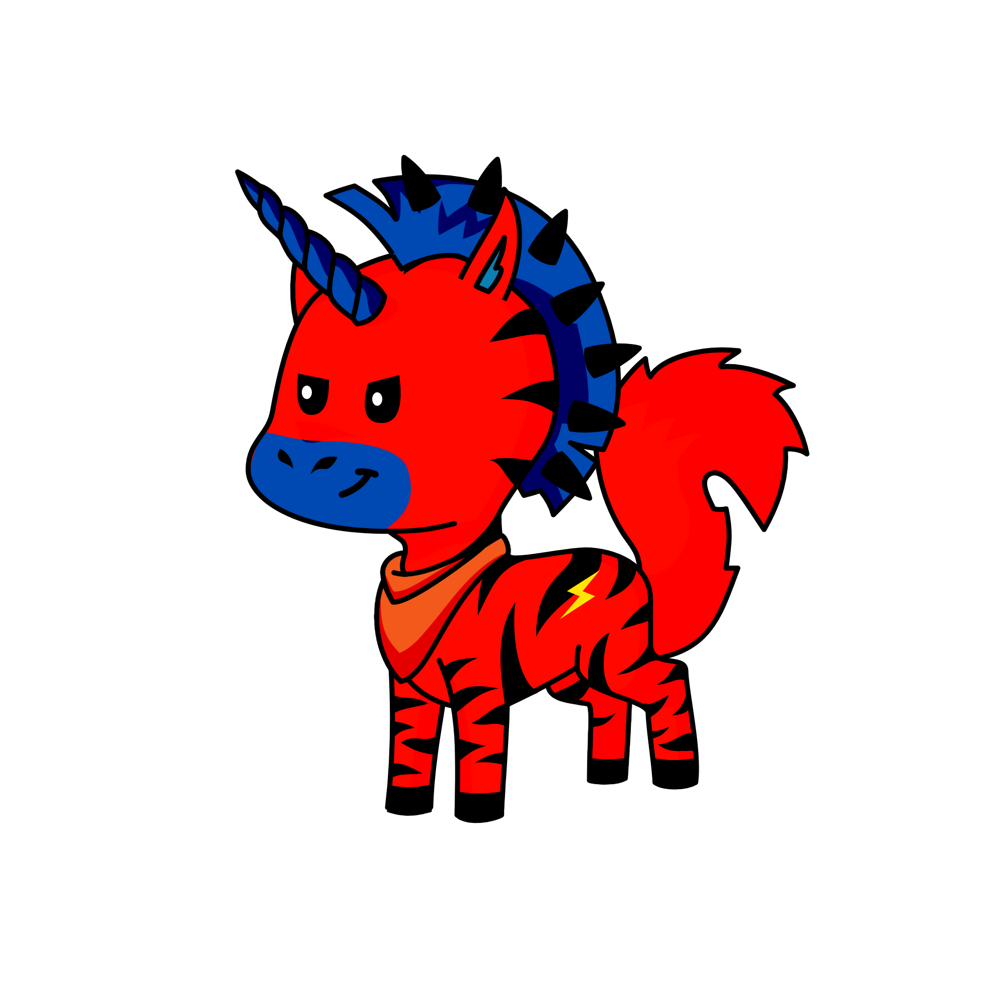 Lightning, the unicorn