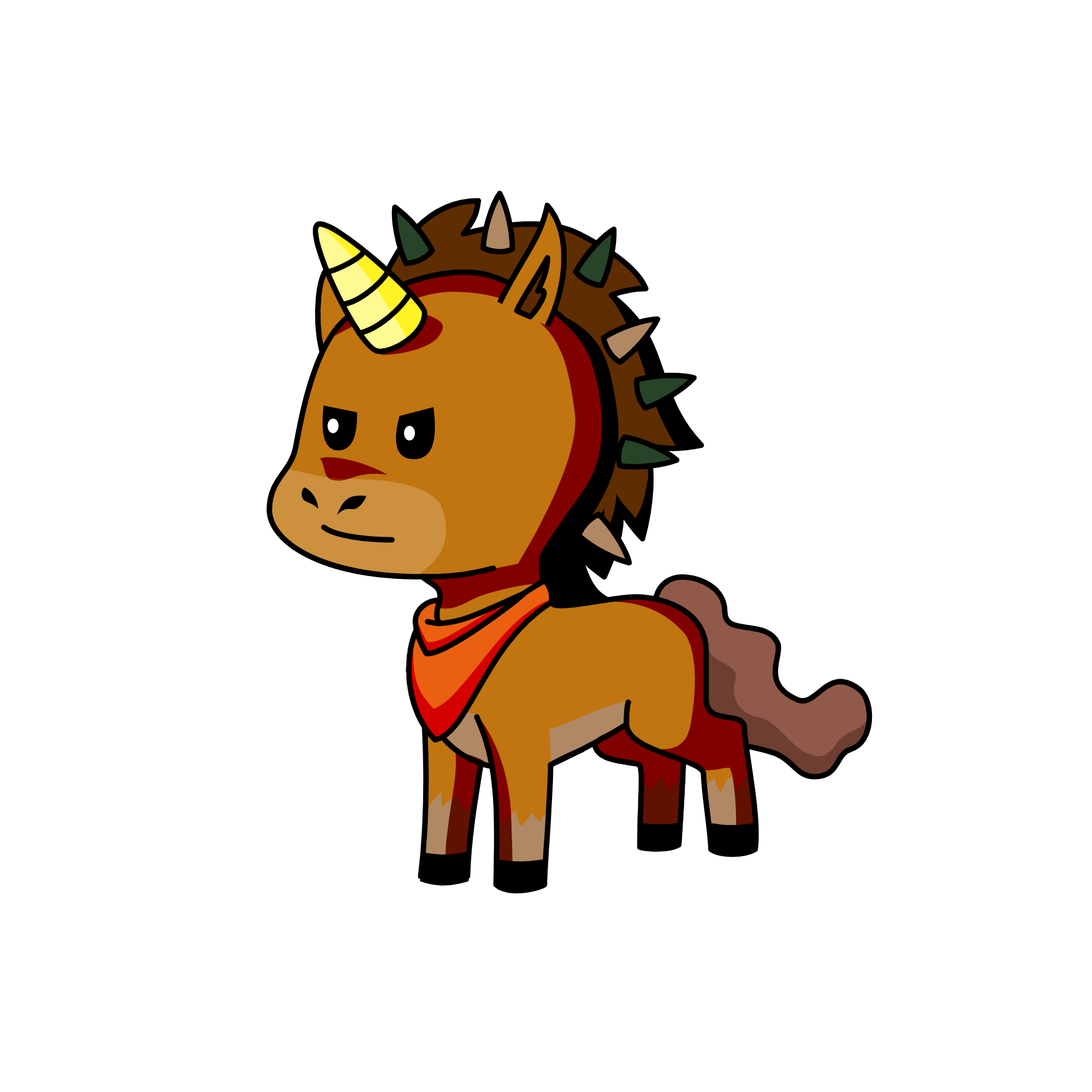 Spike, the unicorn