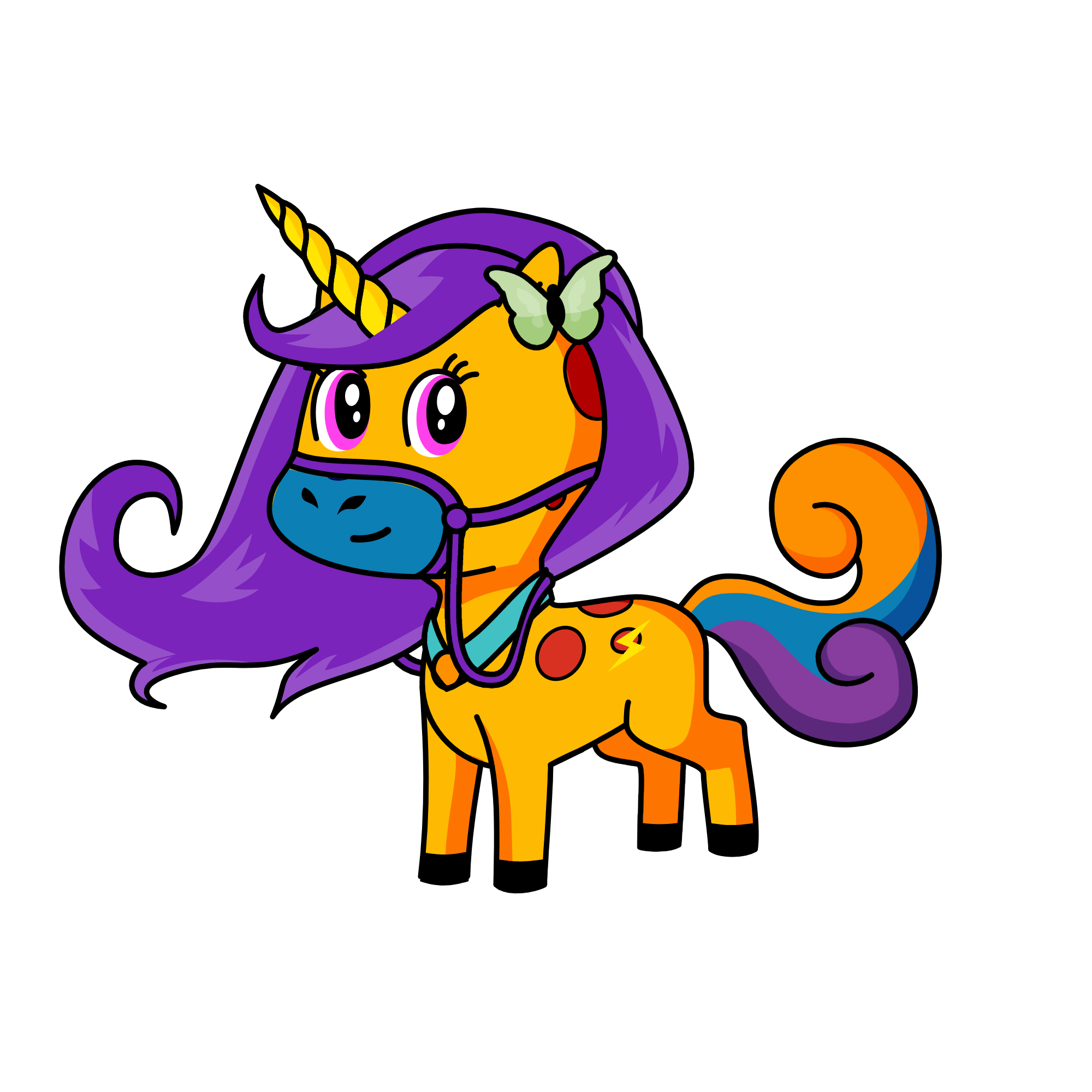 Candy_fox373, the unicorn