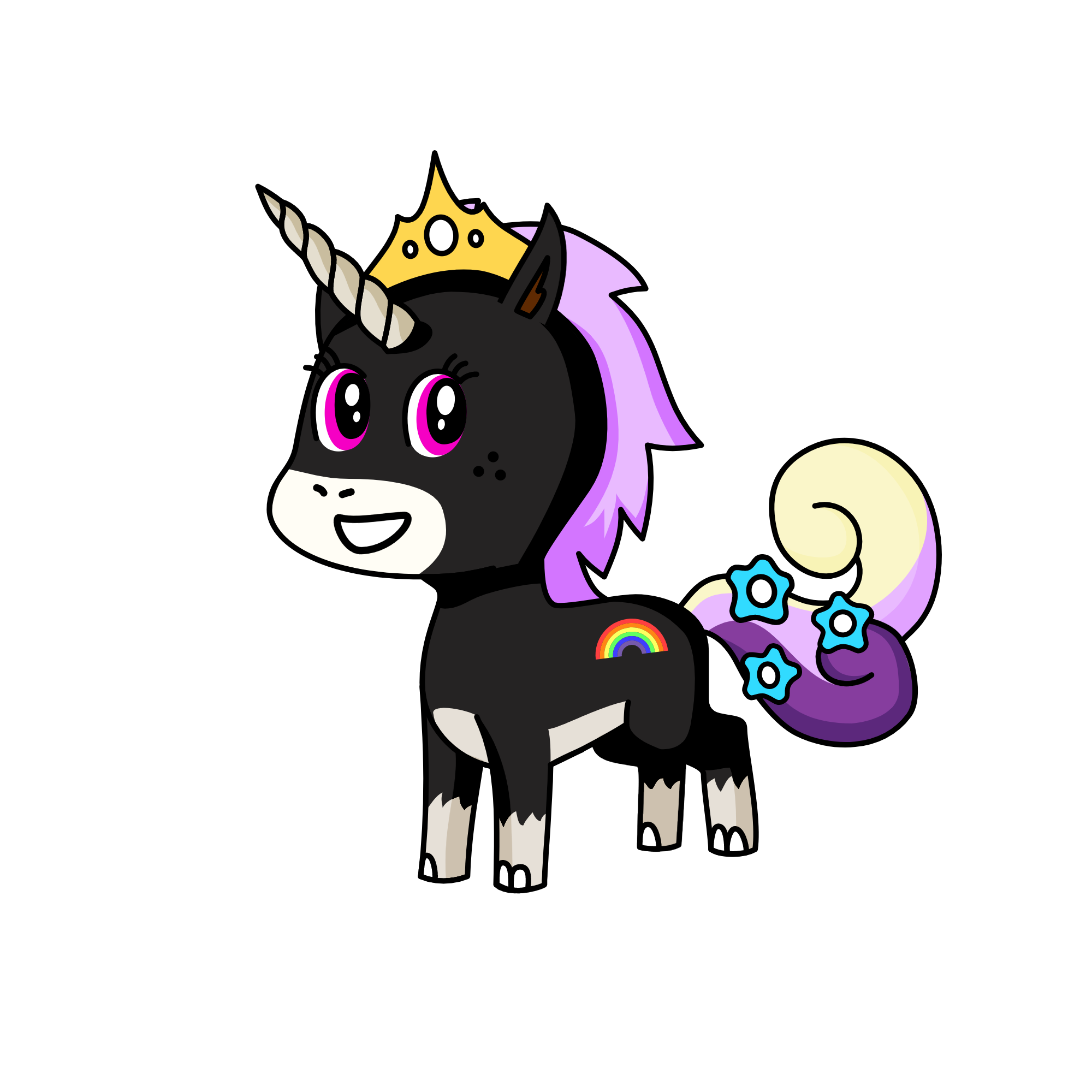 Rain Fall Lilian, the unicorn