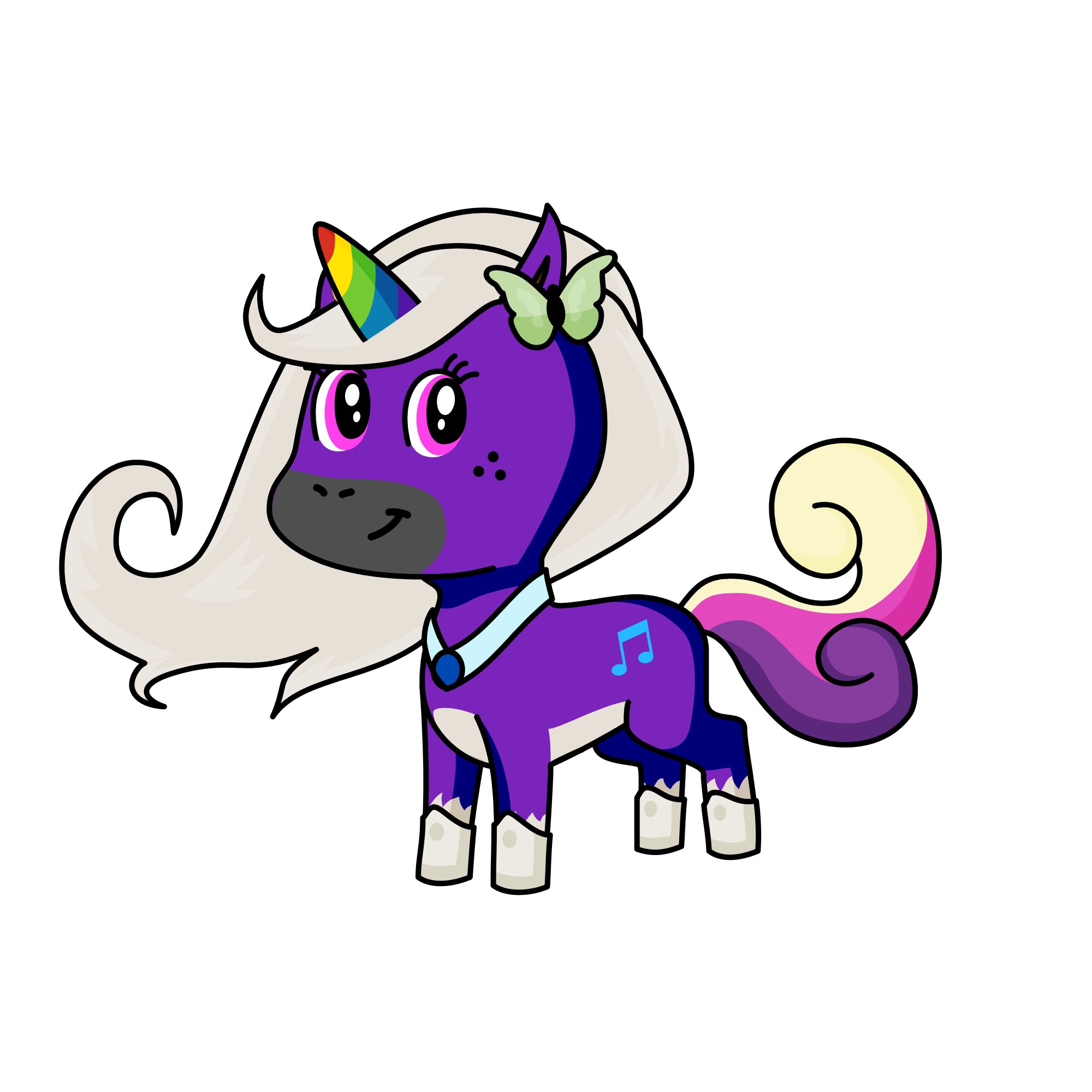 Unique, the unicorn