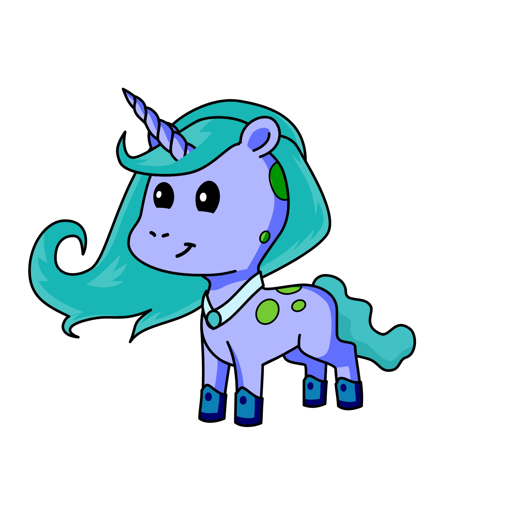 Aqua, the unicorn