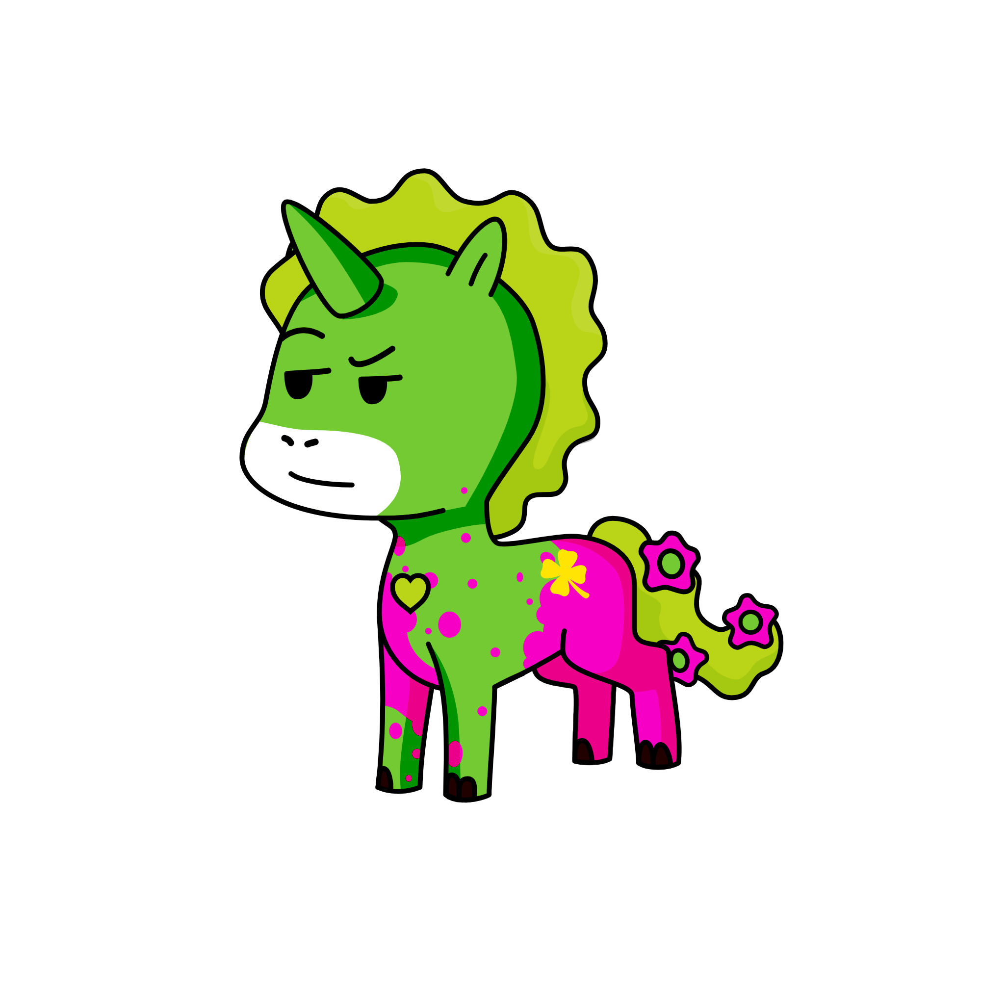 DashingDino, the unicorn