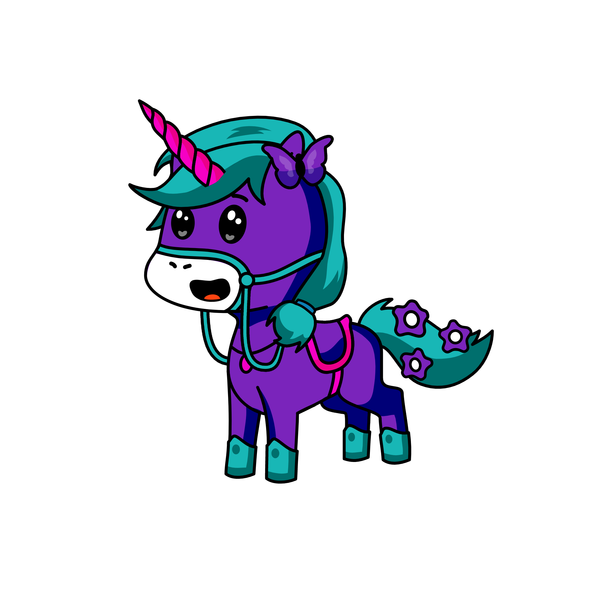 Butterfly , the unicorn
