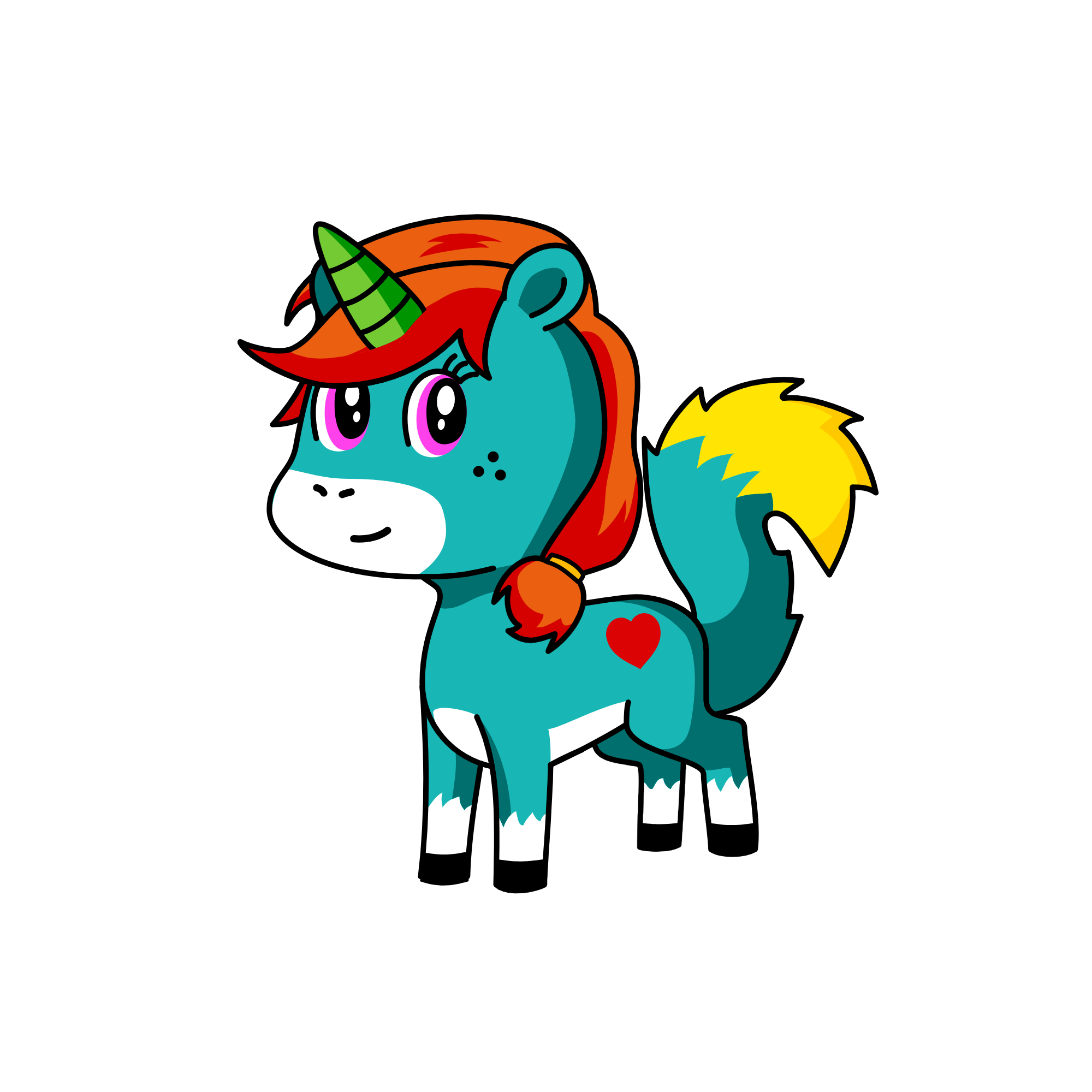 Glina, the unicorn