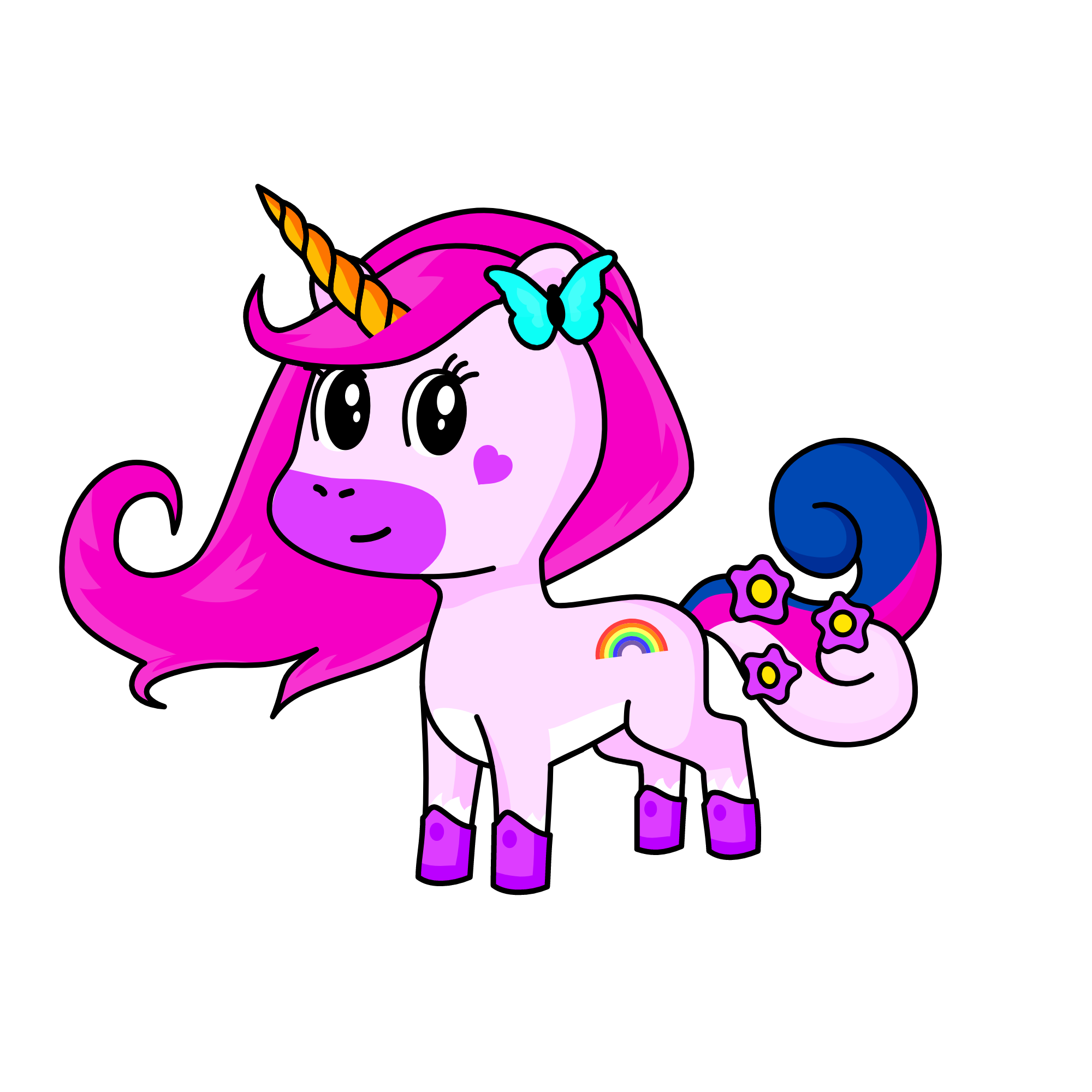 Rose, the unicorn