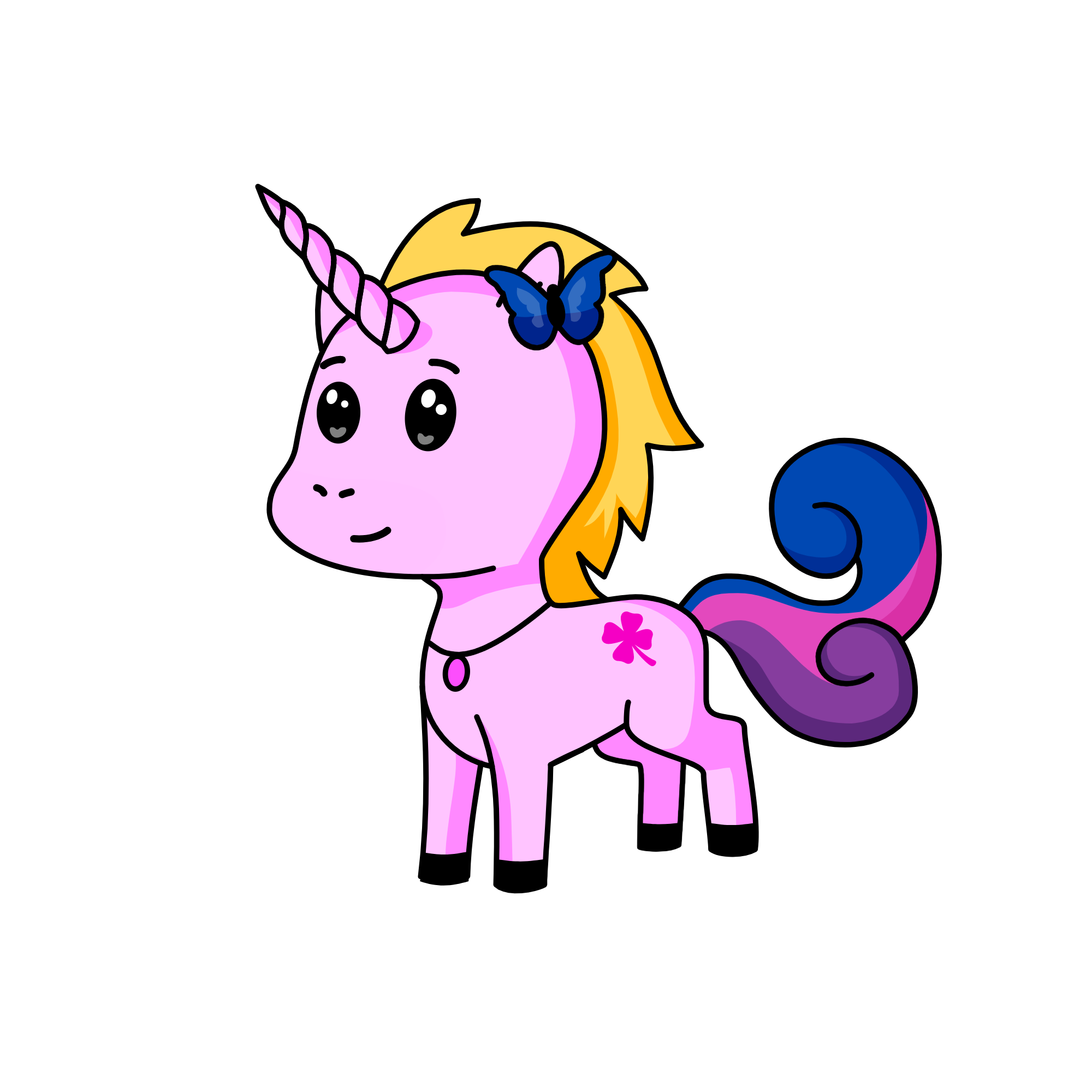 Pinky, the unicorn
