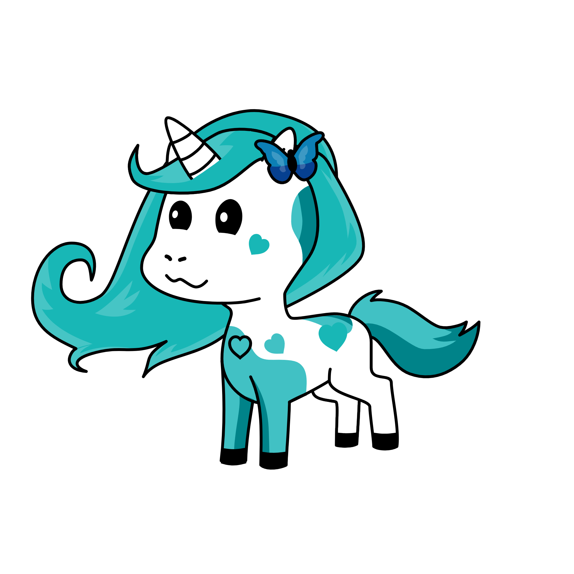 Lilac, the unicorn