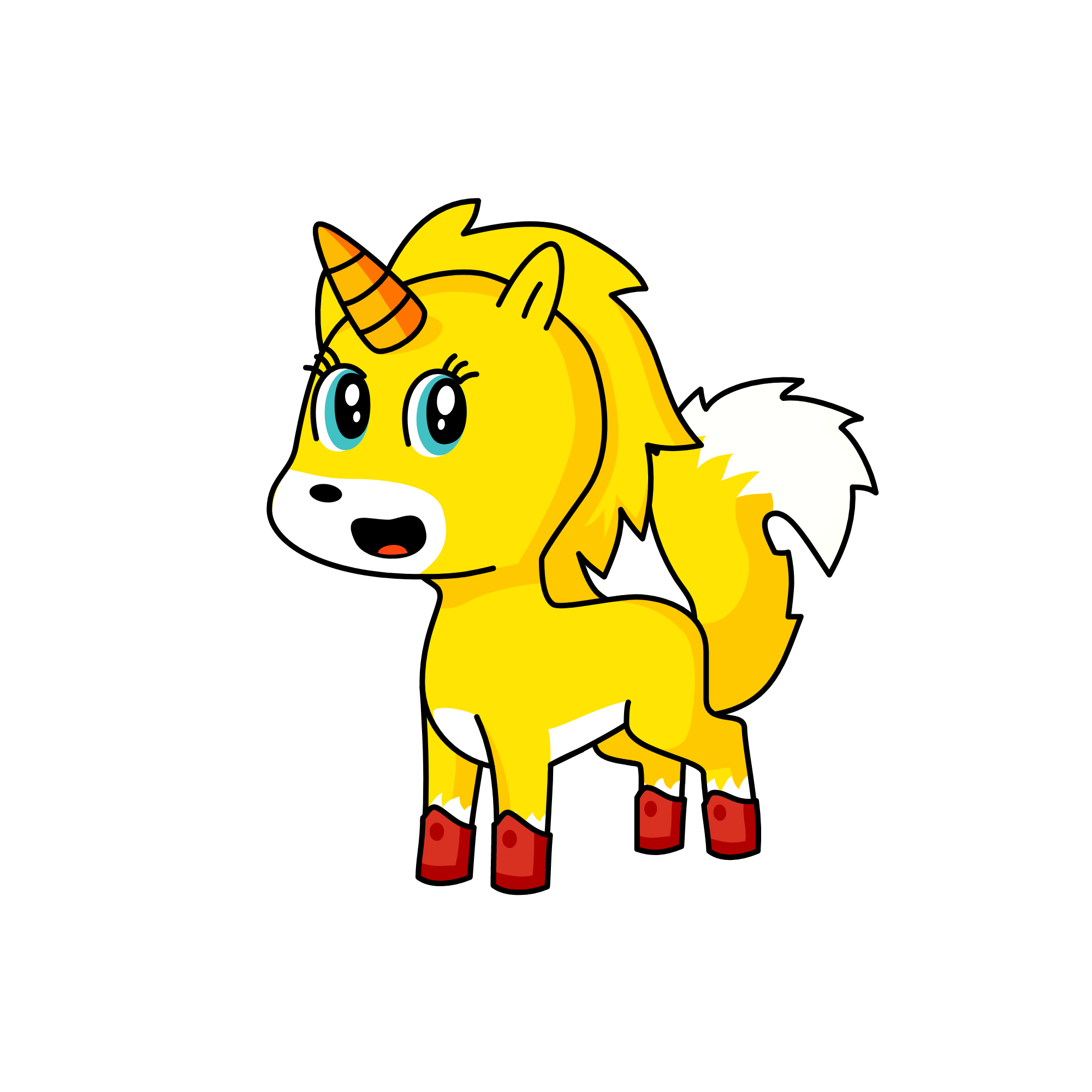 tails, the unicorn