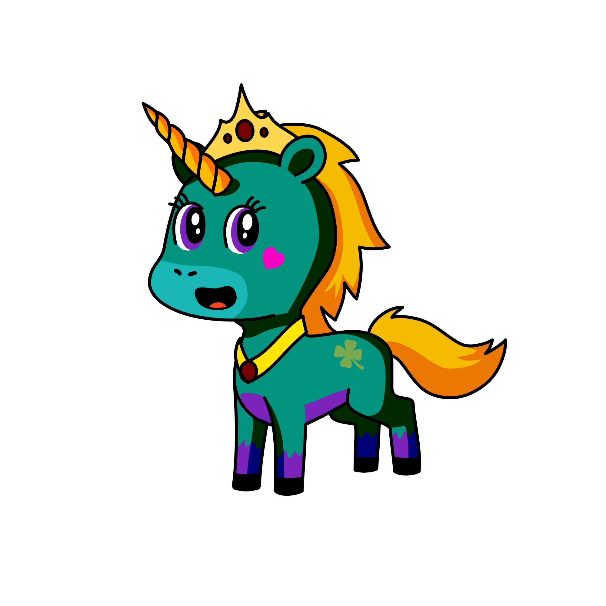 Jade NightShade, the unicorn