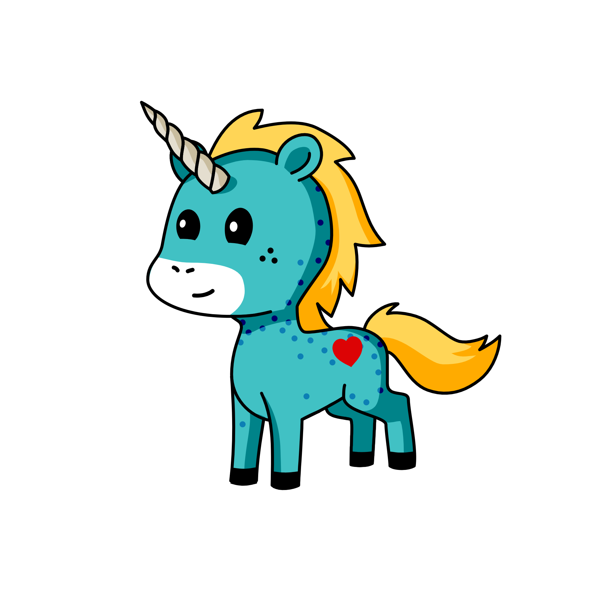 snow hock, the unicorn
