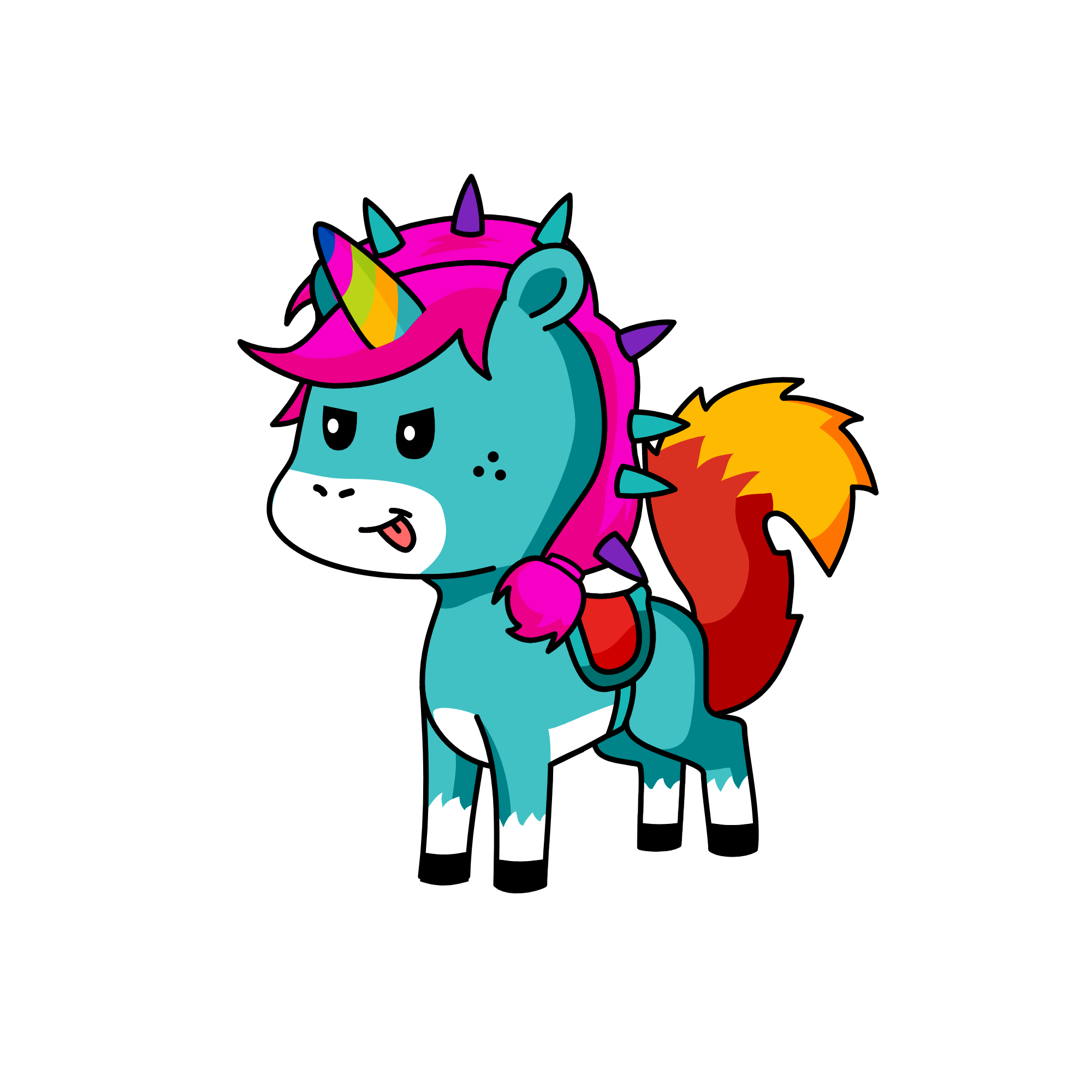 Ponie, the unicorn