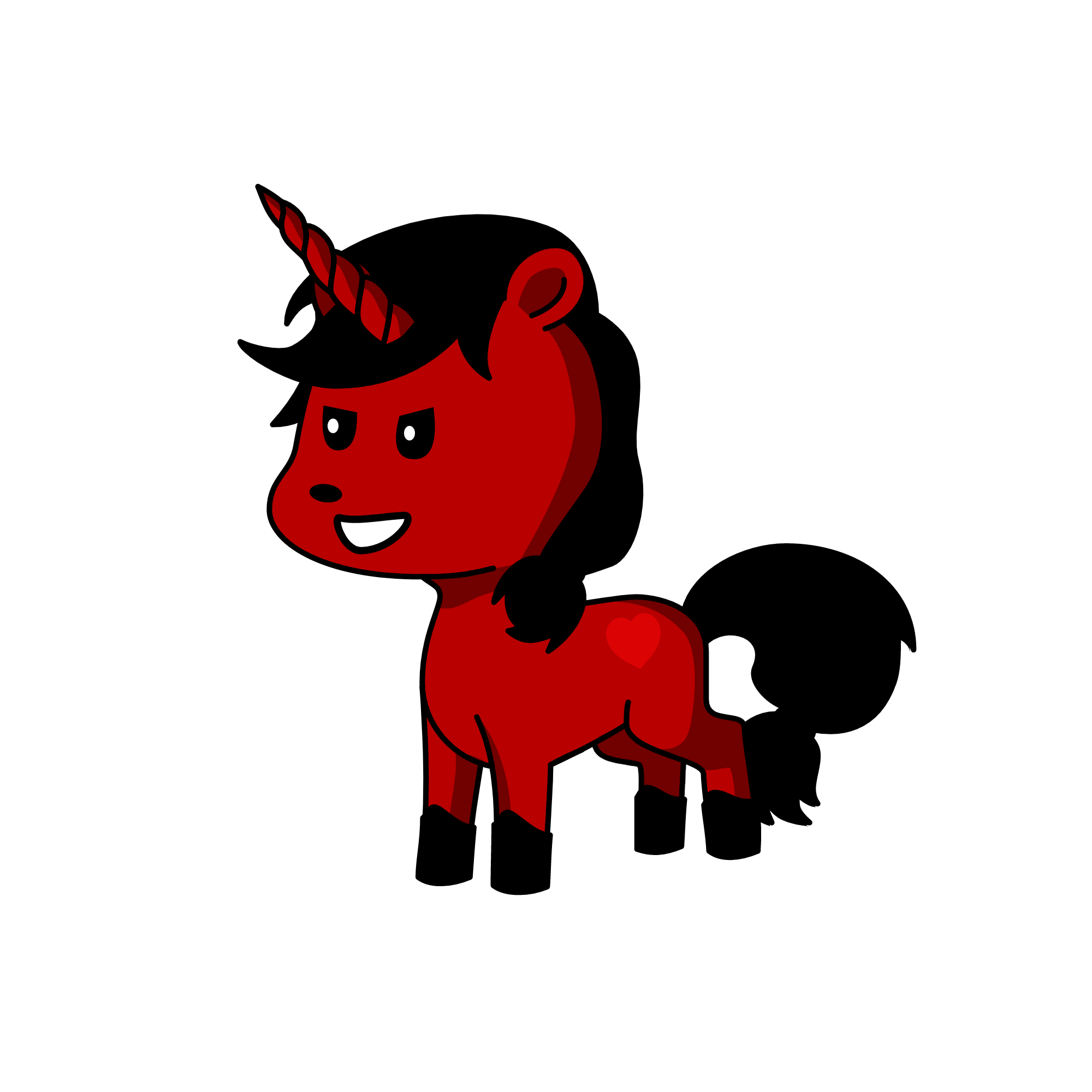 Stupuidi, the unicorn
