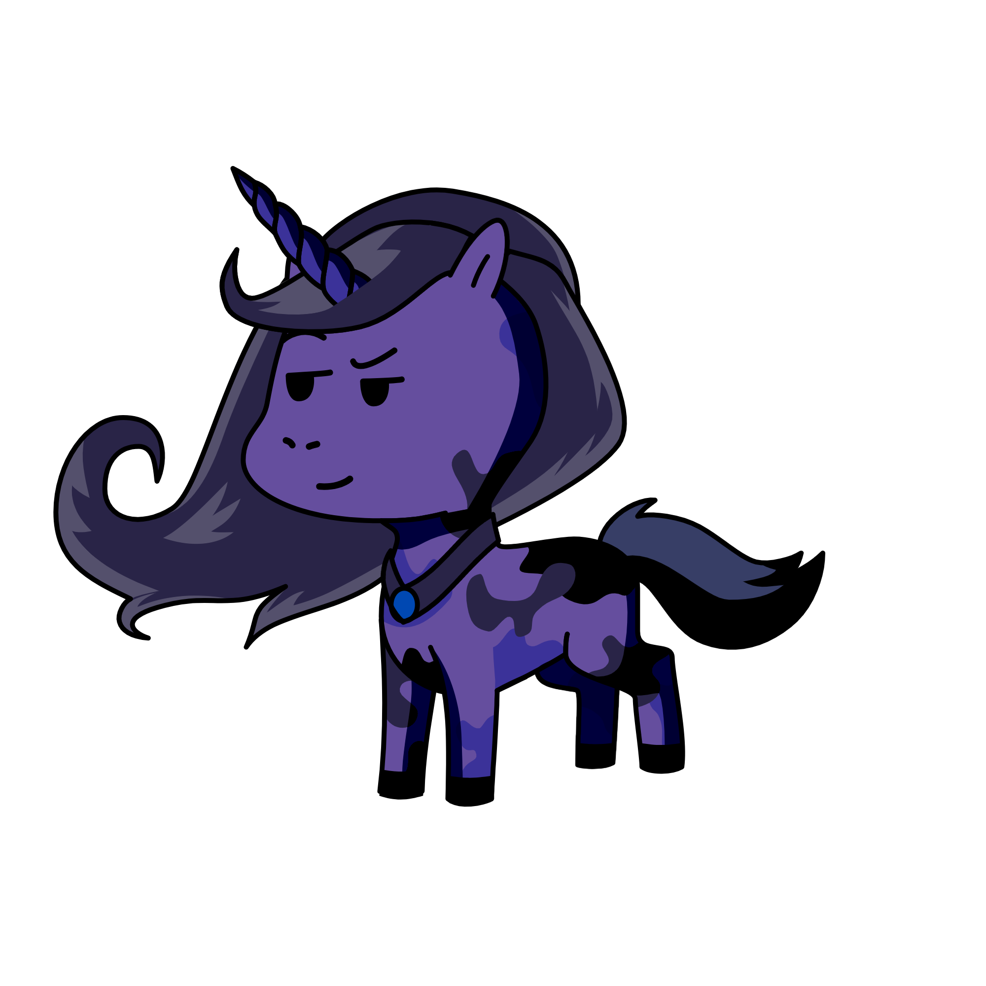 Chips, the unicorn