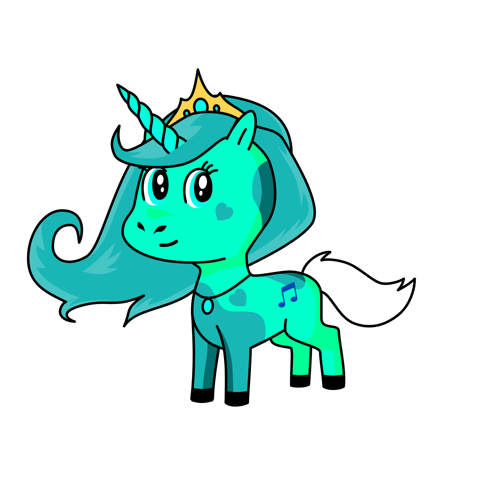 queen aquatic, the unicorn