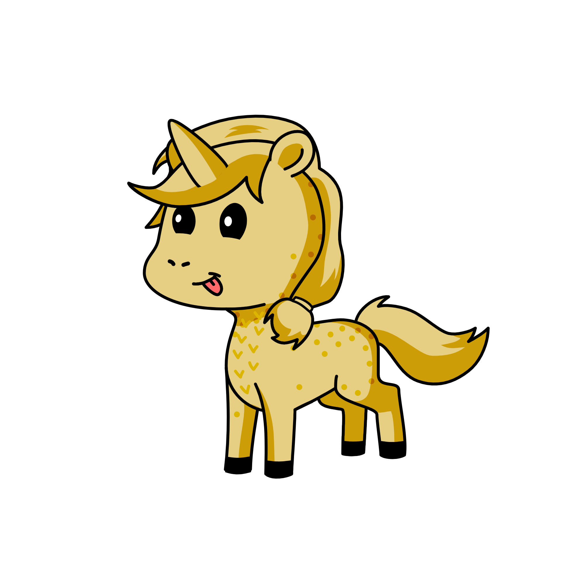 Putty, the unicorn