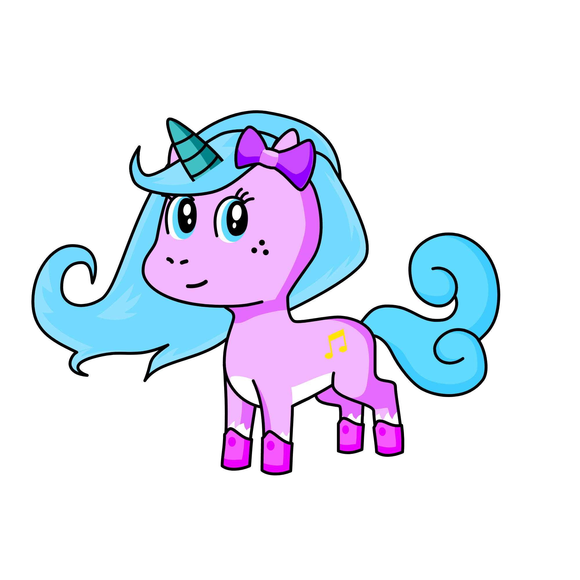 Sparkle, the unicorn